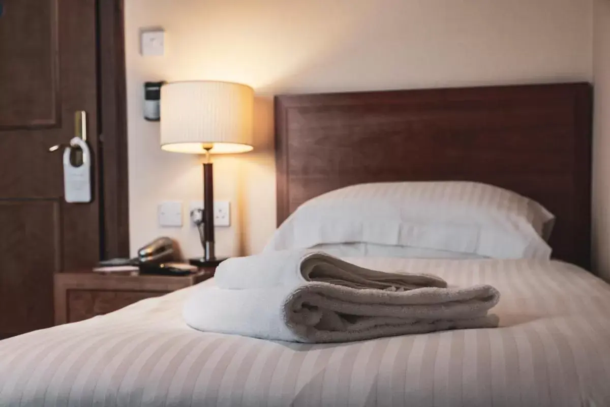 Bed in The Angus Hotel & Spa Bed in The Angus Hotel & Spa