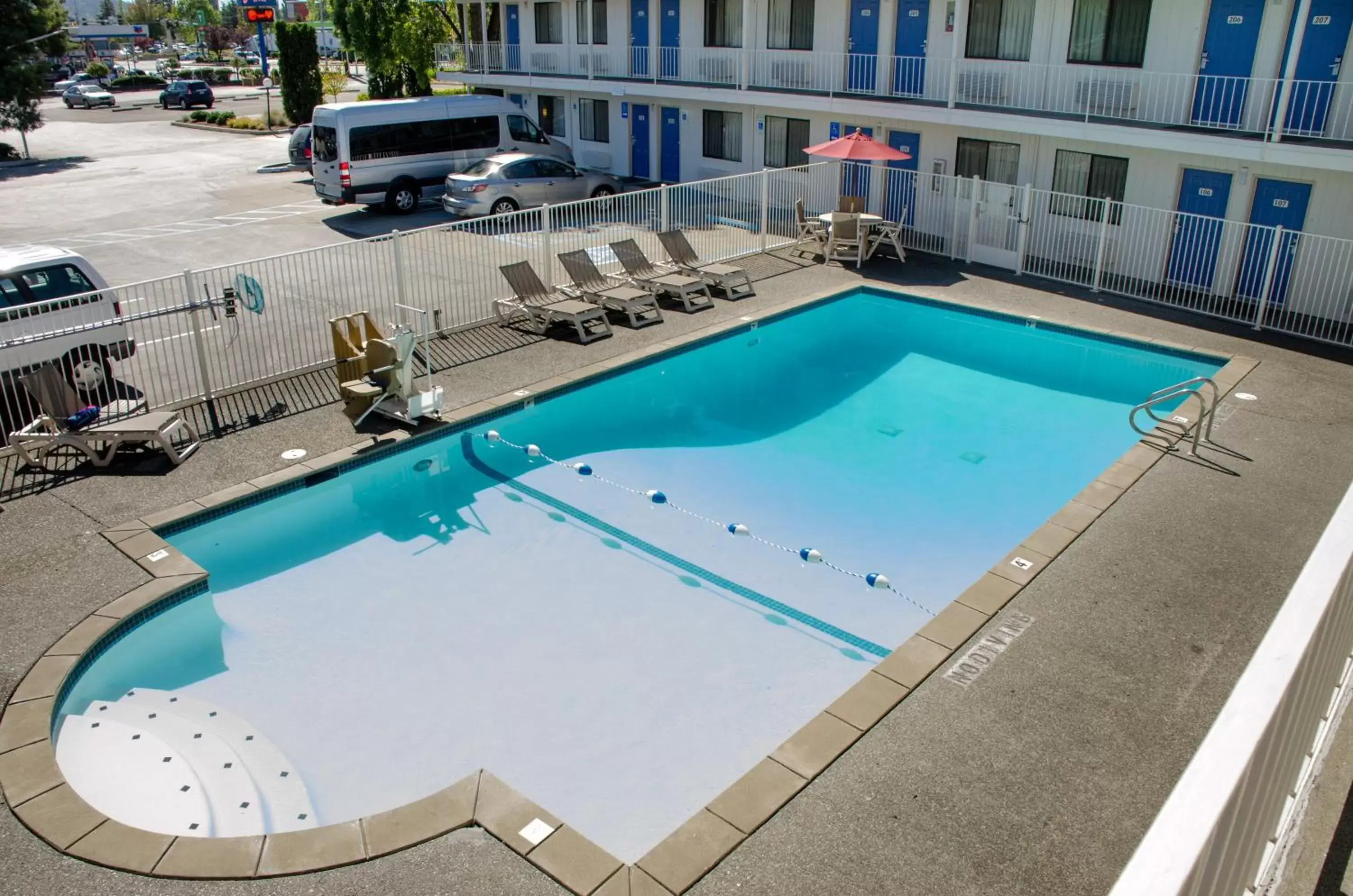 Swimming Pool in Motel 6-Tacoma, WA - Fife