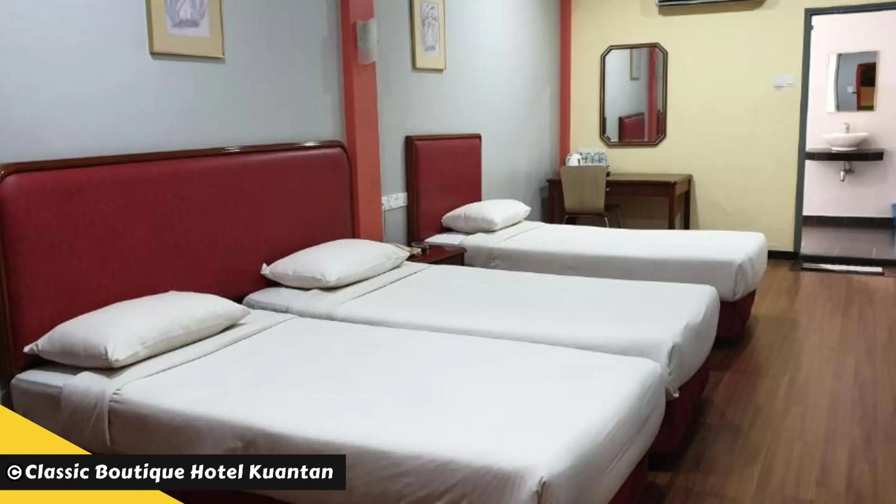 Bed in Classic Boutique Hotel Kuantan
