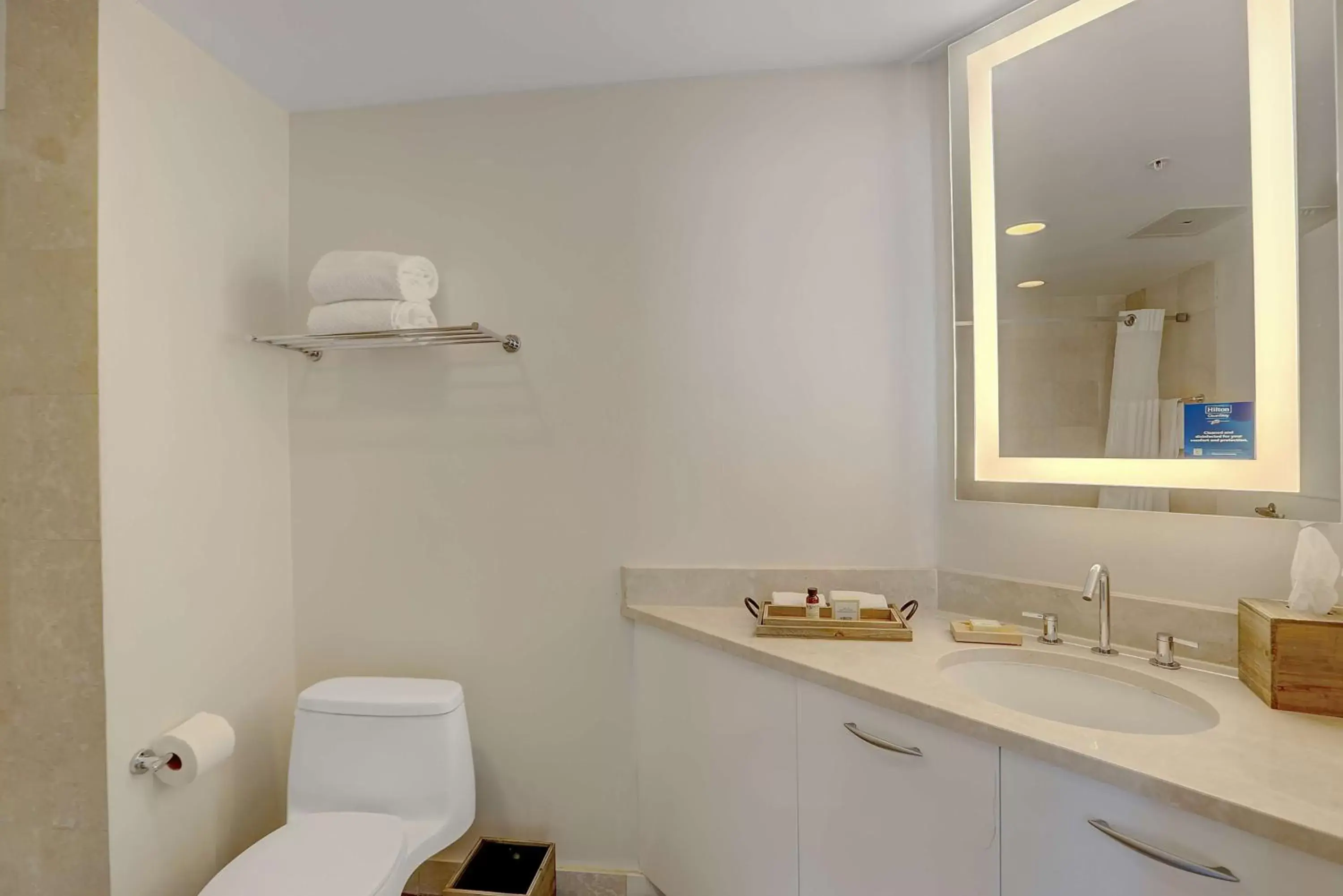 Bathroom in Hilton Fort Lauderdale Beach Resort