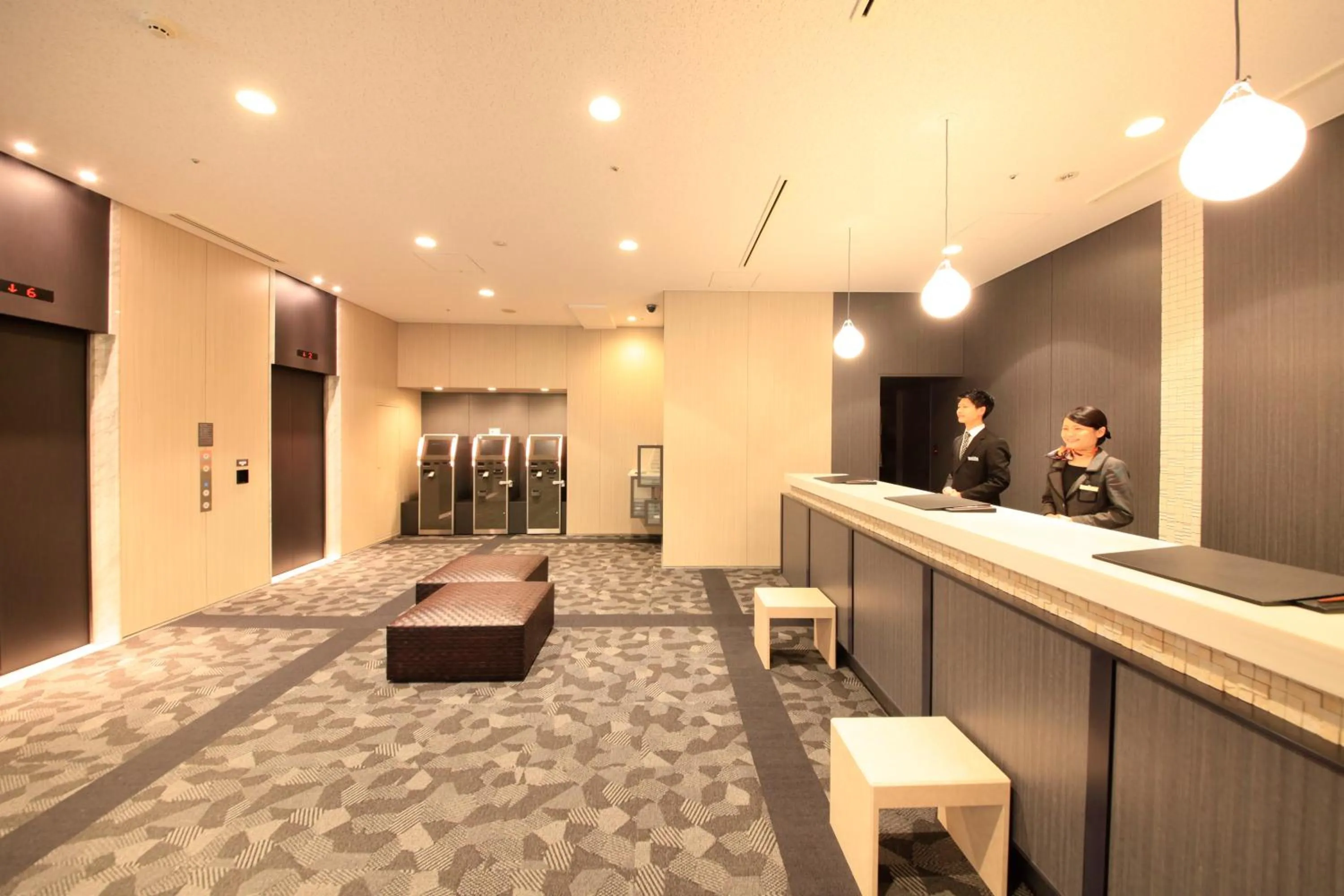 Lobby or reception in Richmond Hotel Sapporo Ekimae