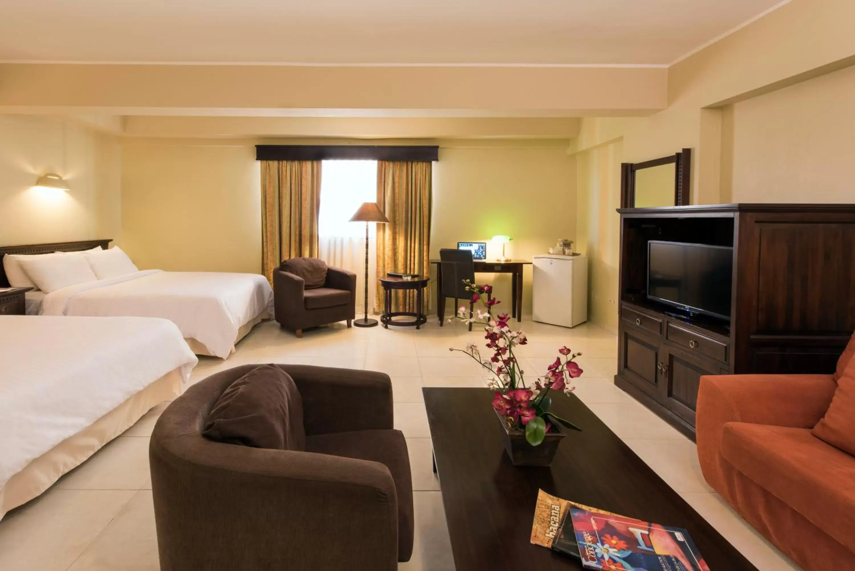 Communal lounge/ TV room, Bed in W&P Santo Domingo Communal lounge/ TV room, Bed in W&P Santo Domingo