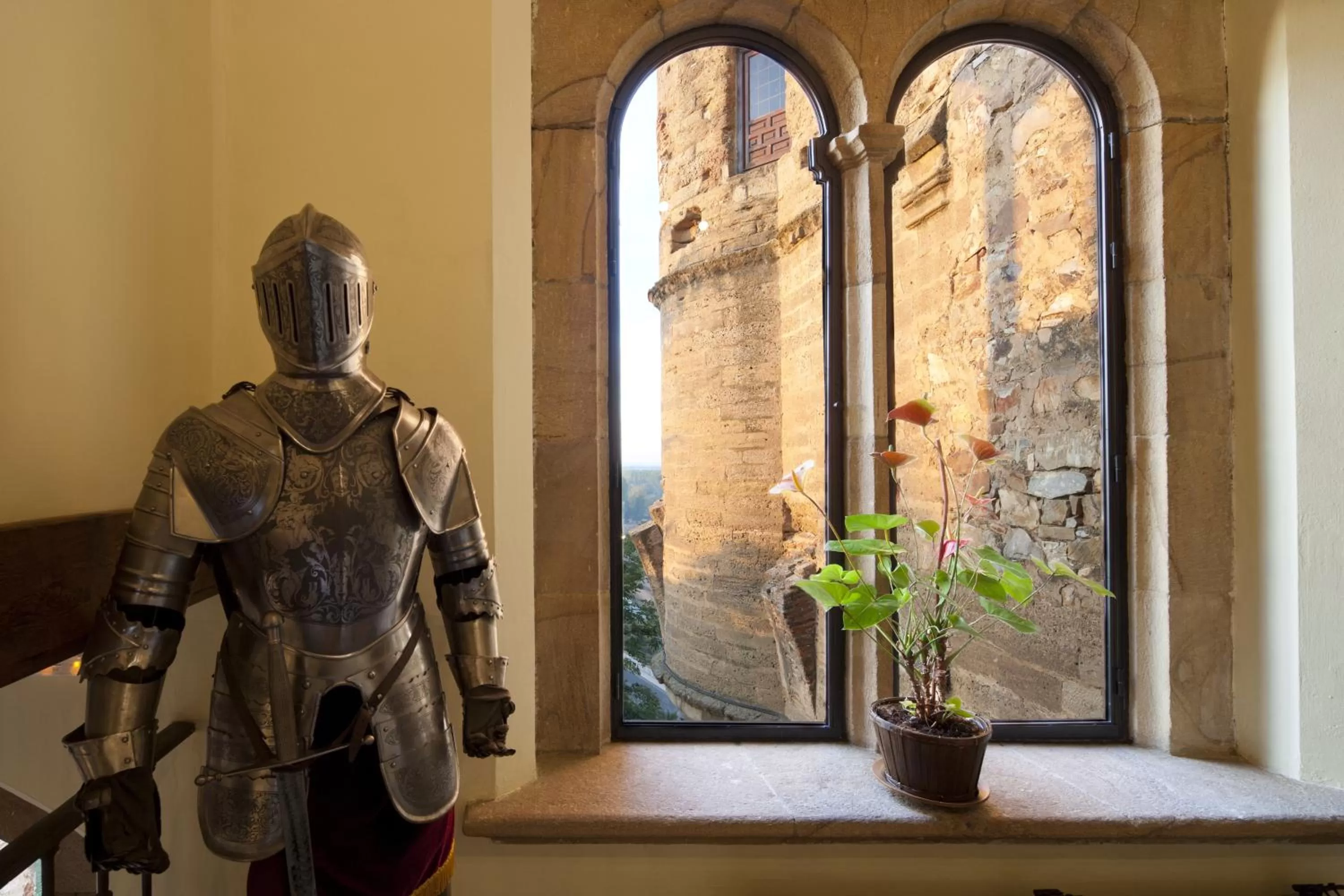 Lobby or reception in Parador de Benavente