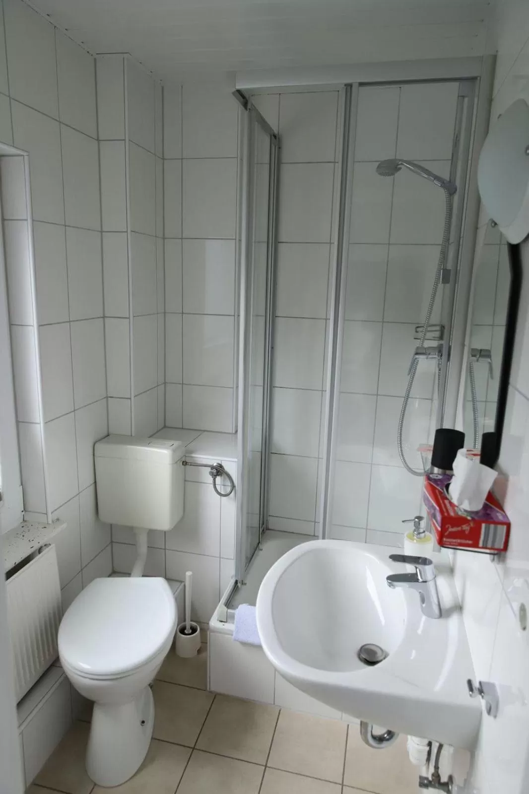 Shower in Hotel Deutscher Hof