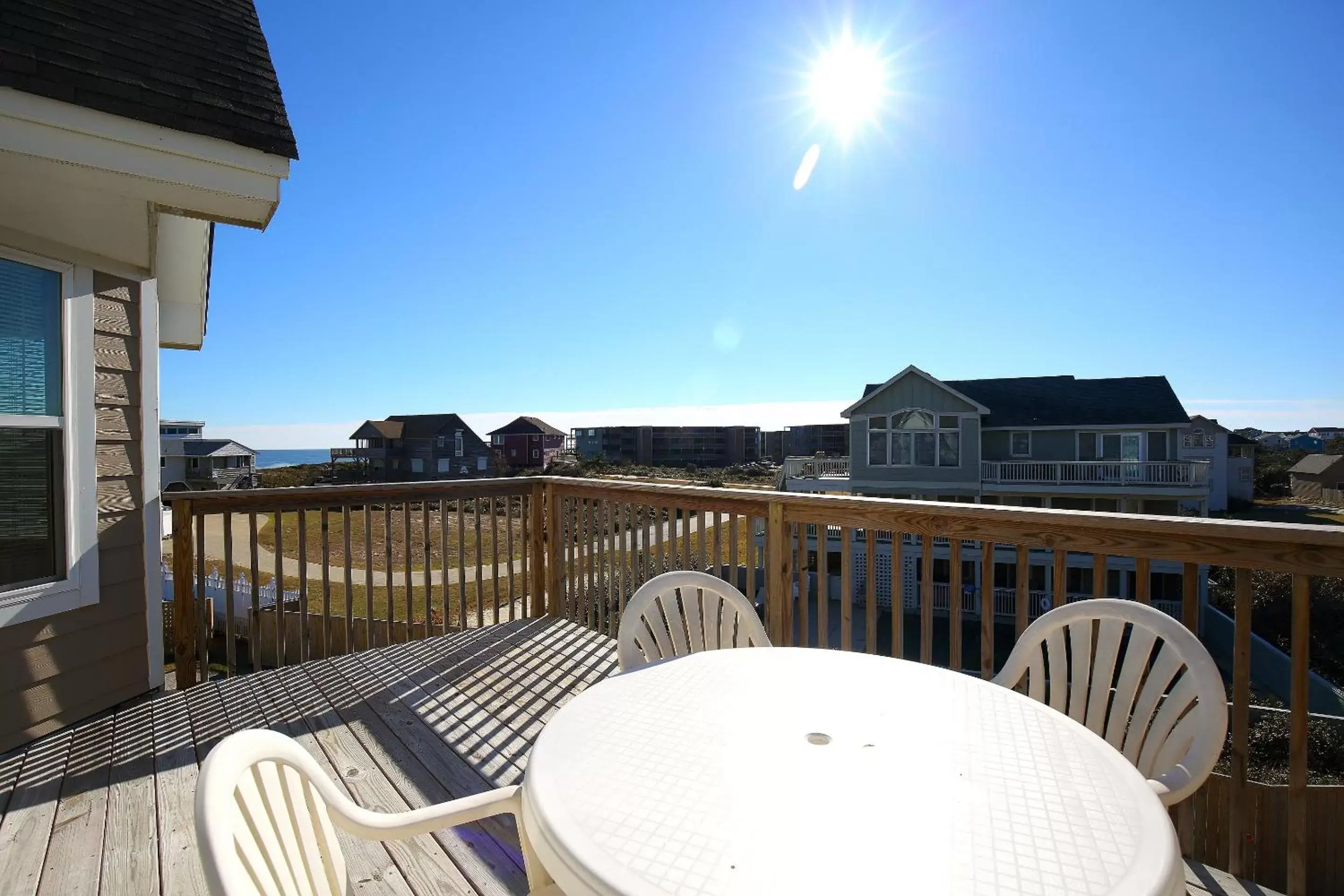 Balcony/Terrace in Barrier Island Station, a VRI resort