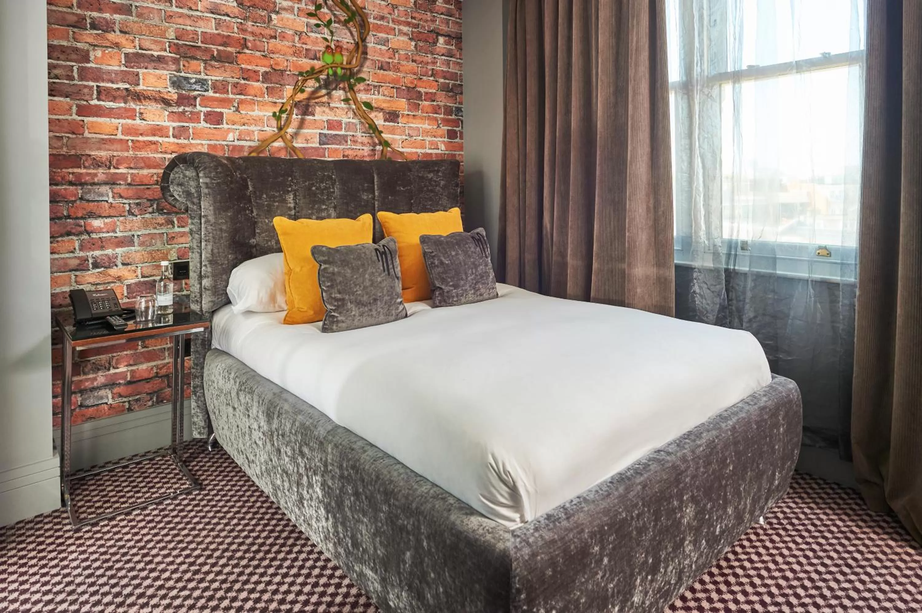 Bedroom, Bed in Malmaison London
