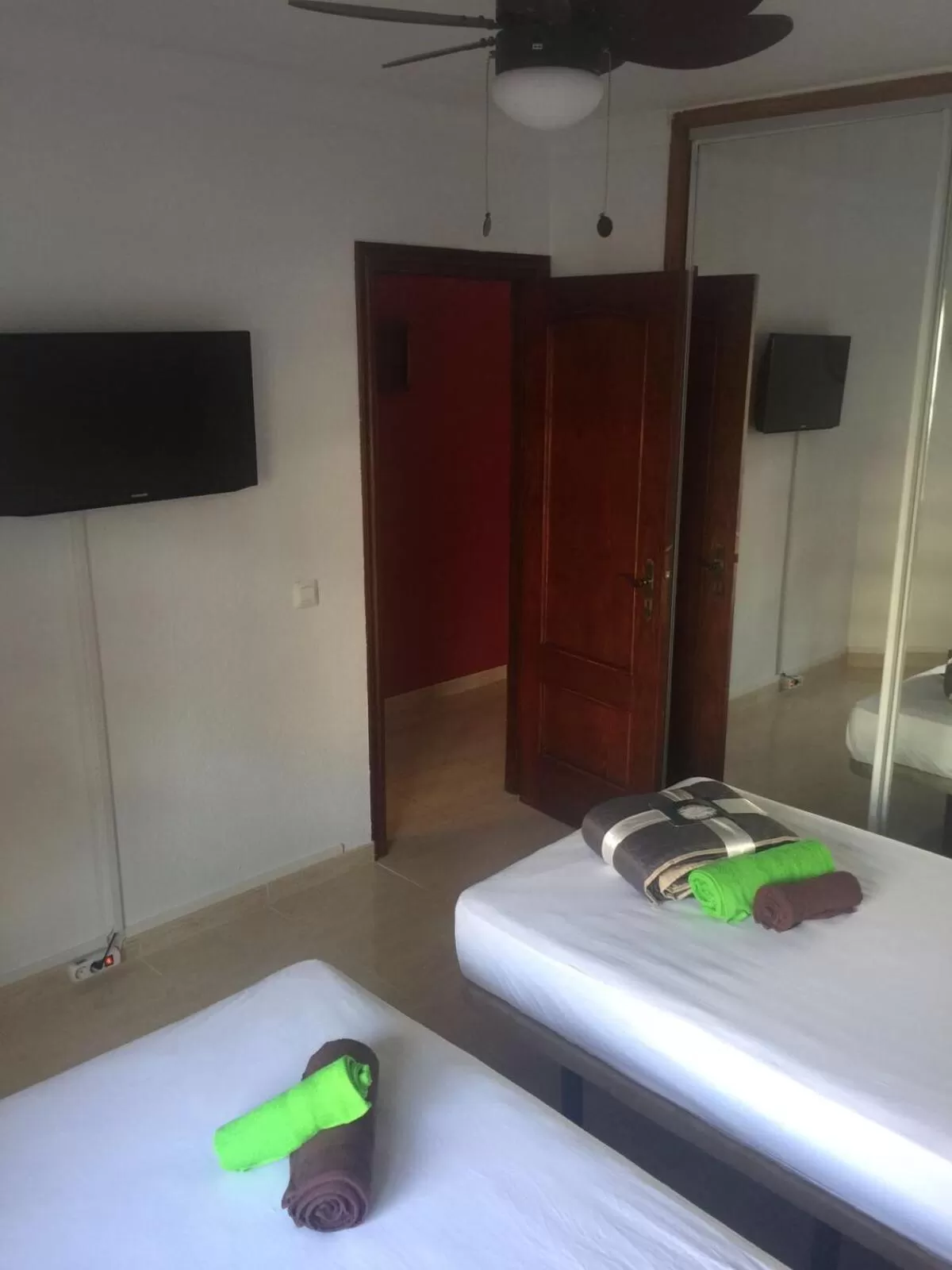 Bedroom, Bed in Apartment South Tenerife