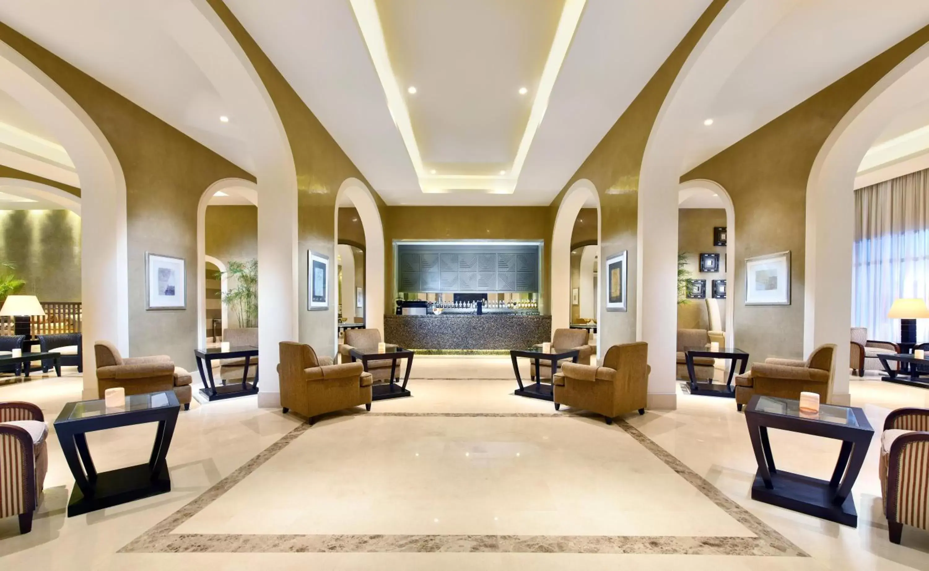 Lounge or bar, Lobby/Reception in Jaz Mirabel Resort