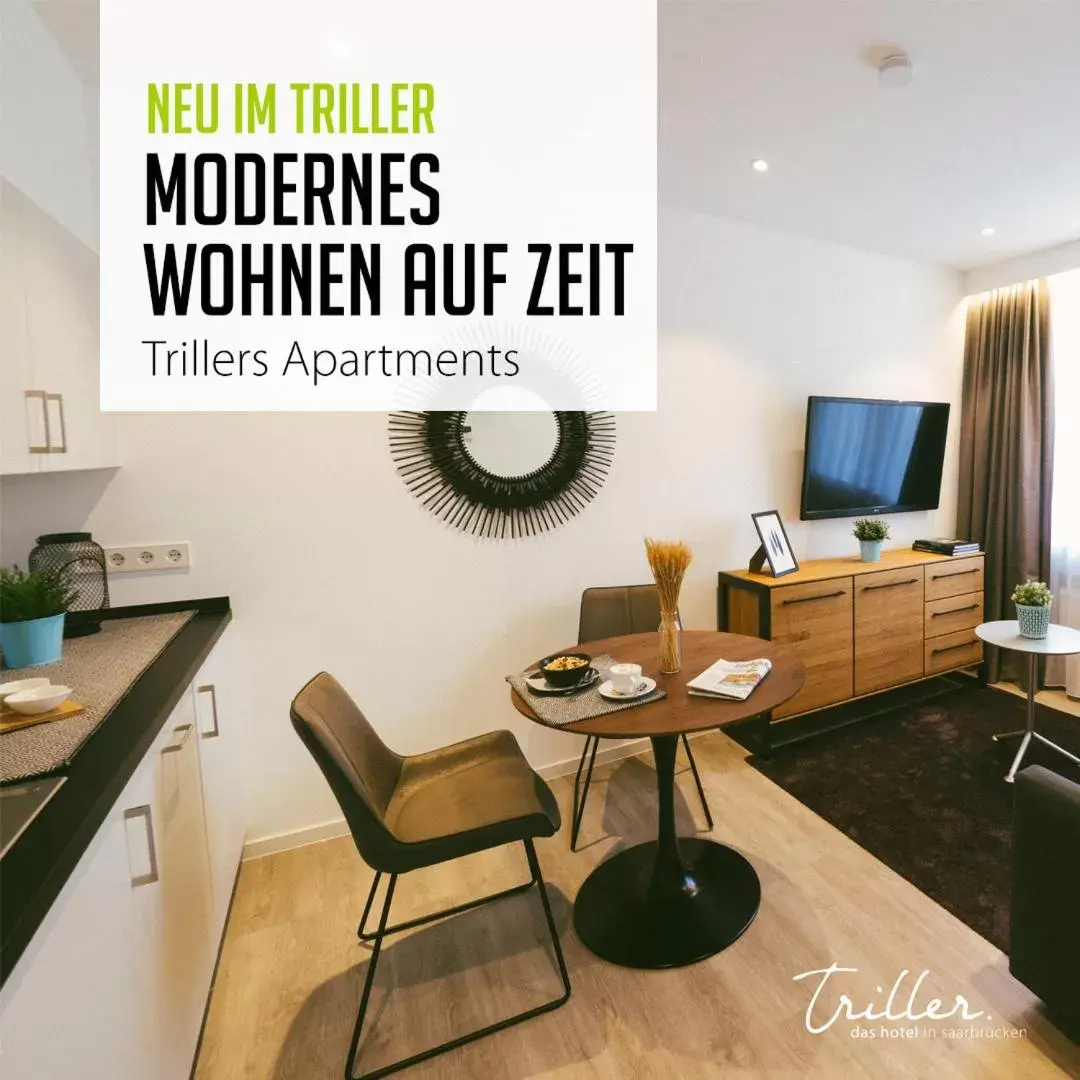 TV and multimedia in Hotel Am Triller - Hotel & Serviced Apartments
