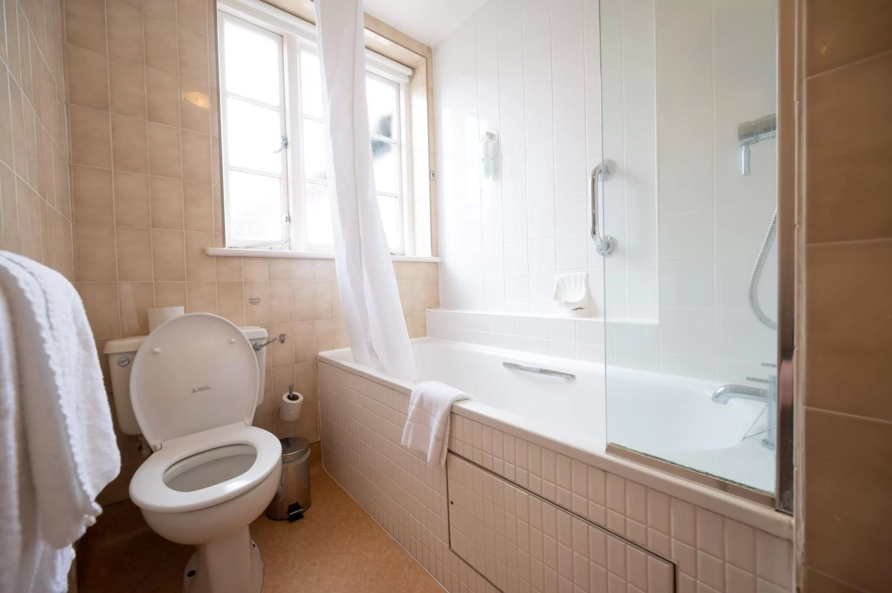 Bathroom in Castle and Ball by Greene King Inns