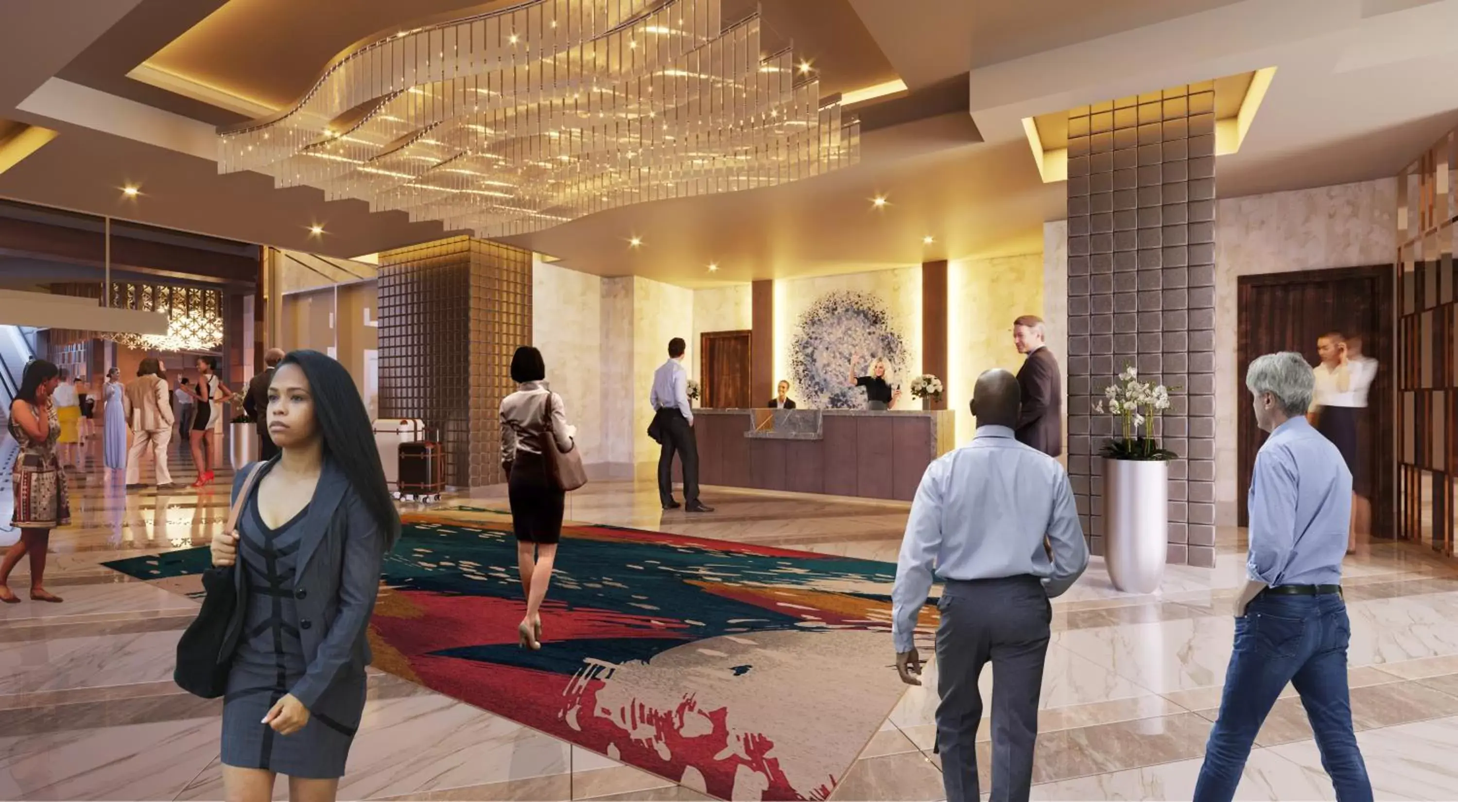 Lobby or reception in Live! Casino & Hotel - Philadelphia Lobby or reception in Live! Casino & Hotel - Philadelphia