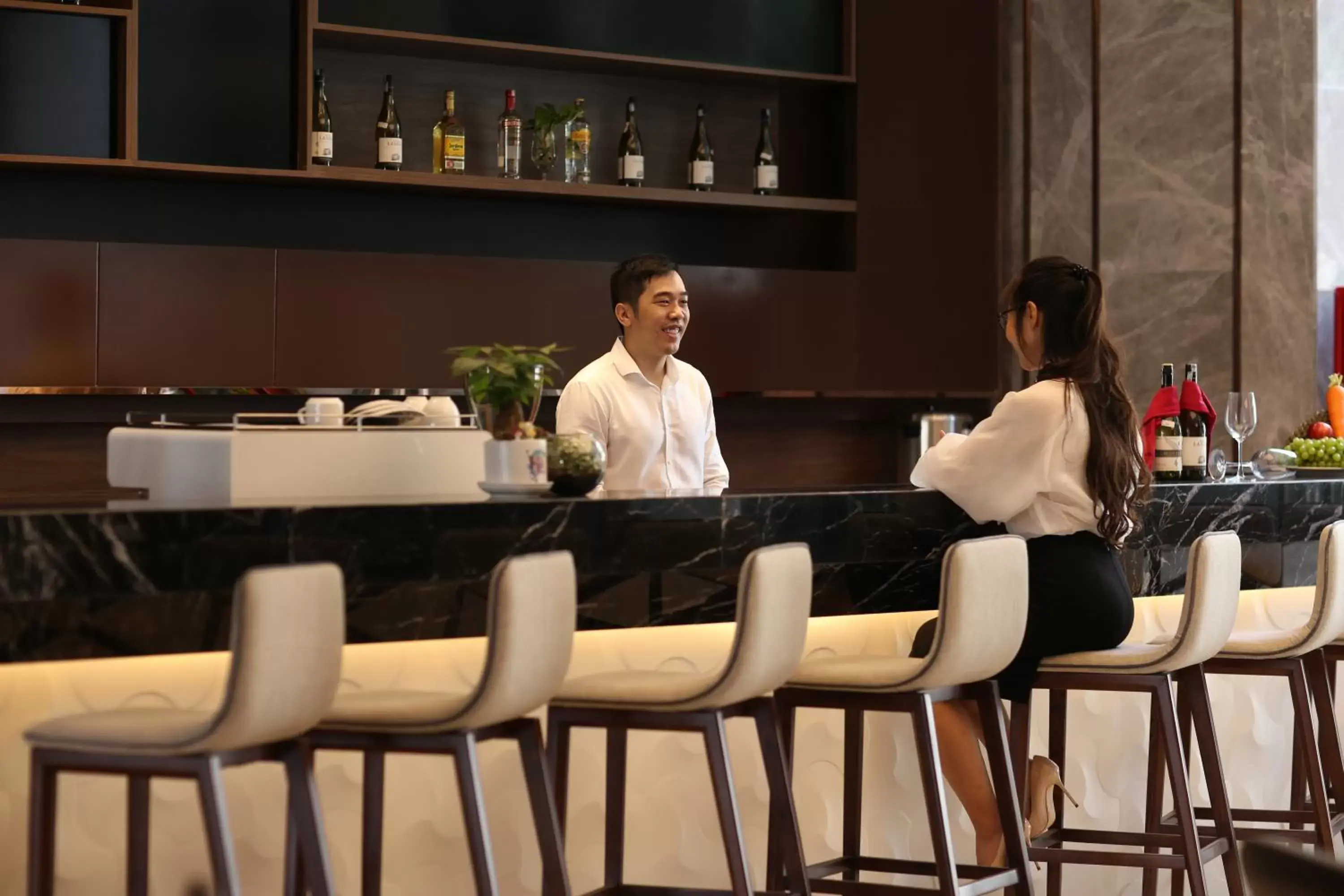Lounge or bar in Muong Thanh Luxury Saigon Hotel Lounge or bar in Muong Thanh Luxury Saigon Hotel