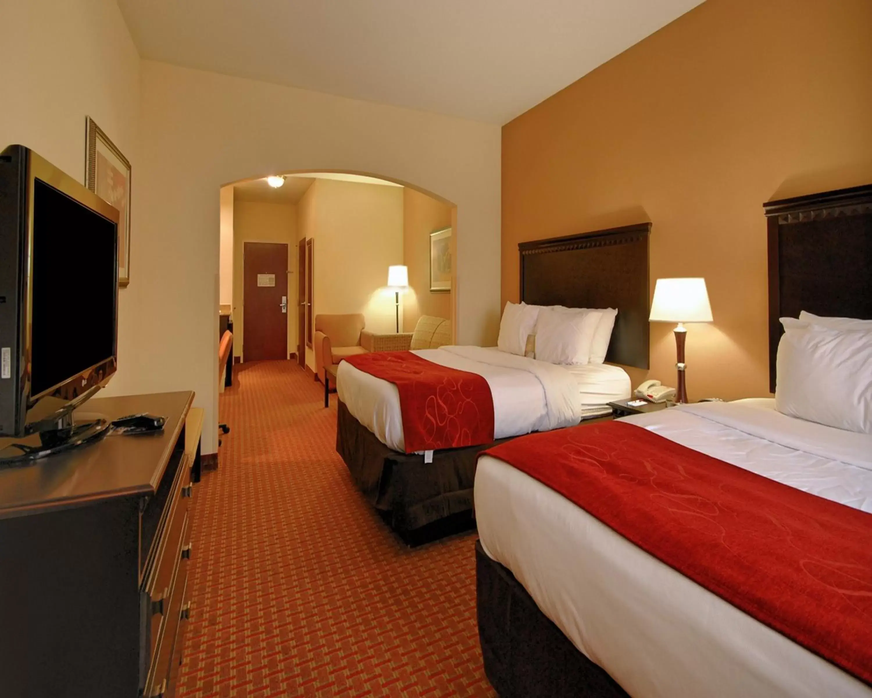 Queen Suite with Two Queen Beds - Non-Smoking in Comfort Suites Shreveport West I-20