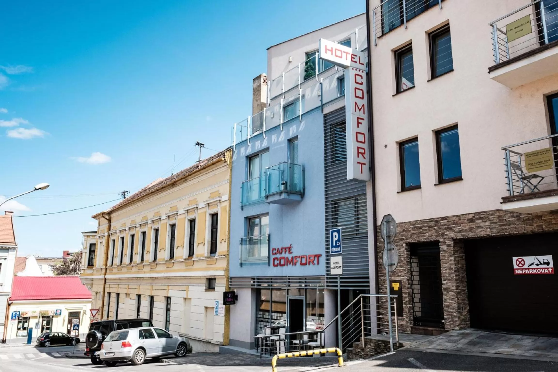 Facade/entrance in Hotel Comfort with free Wellness and Fitness Centrum