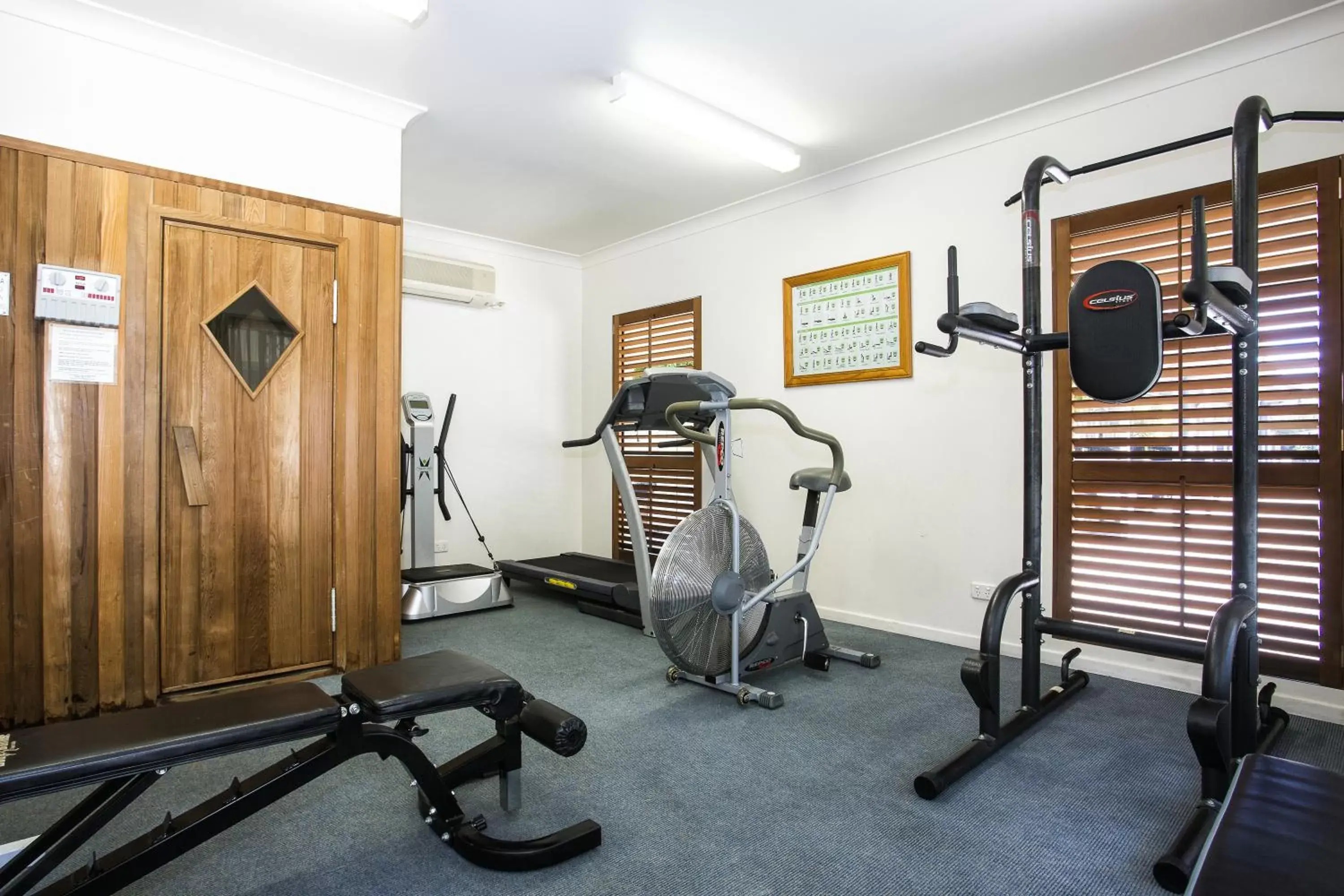Sauna, Fitness Center/Facilities in Coral Cay Resort