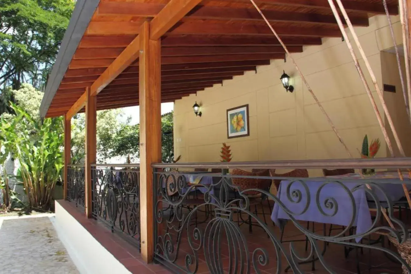 Patio in Hotel Portales Del Campestre