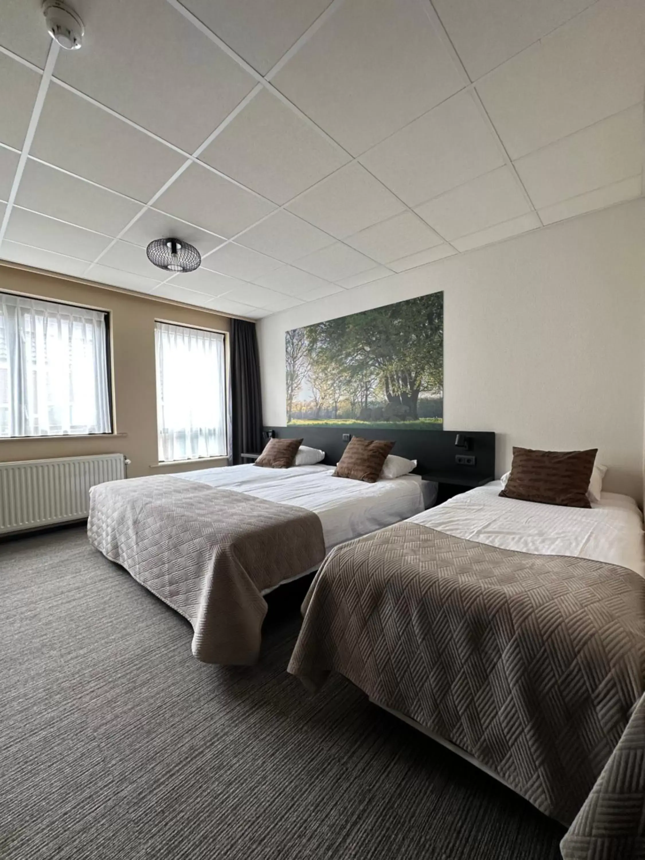 Bed in Hotel Restaurant Talens Coevorden