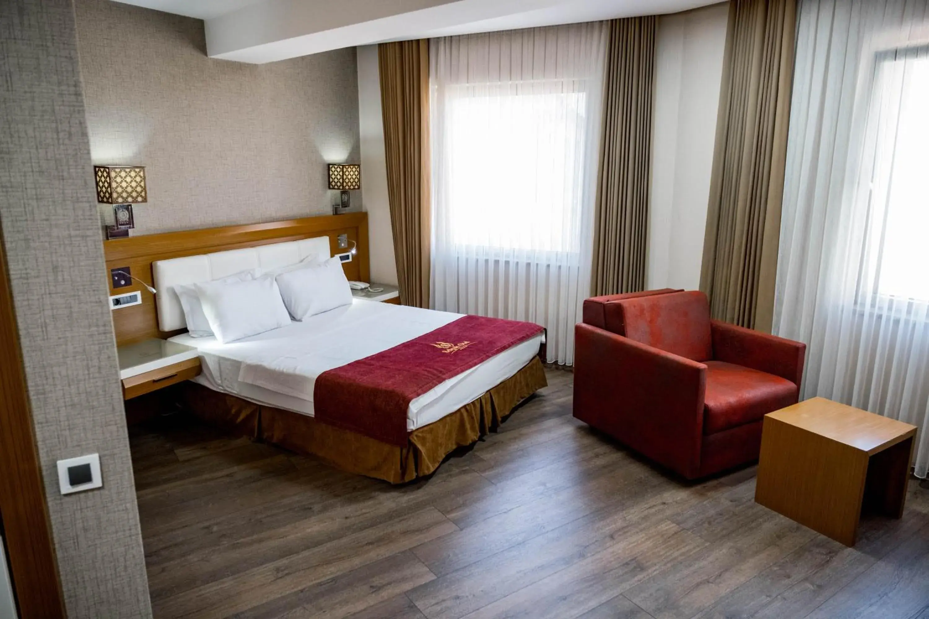 Bed in Selcuk Hotel Sems-i Tebrizi