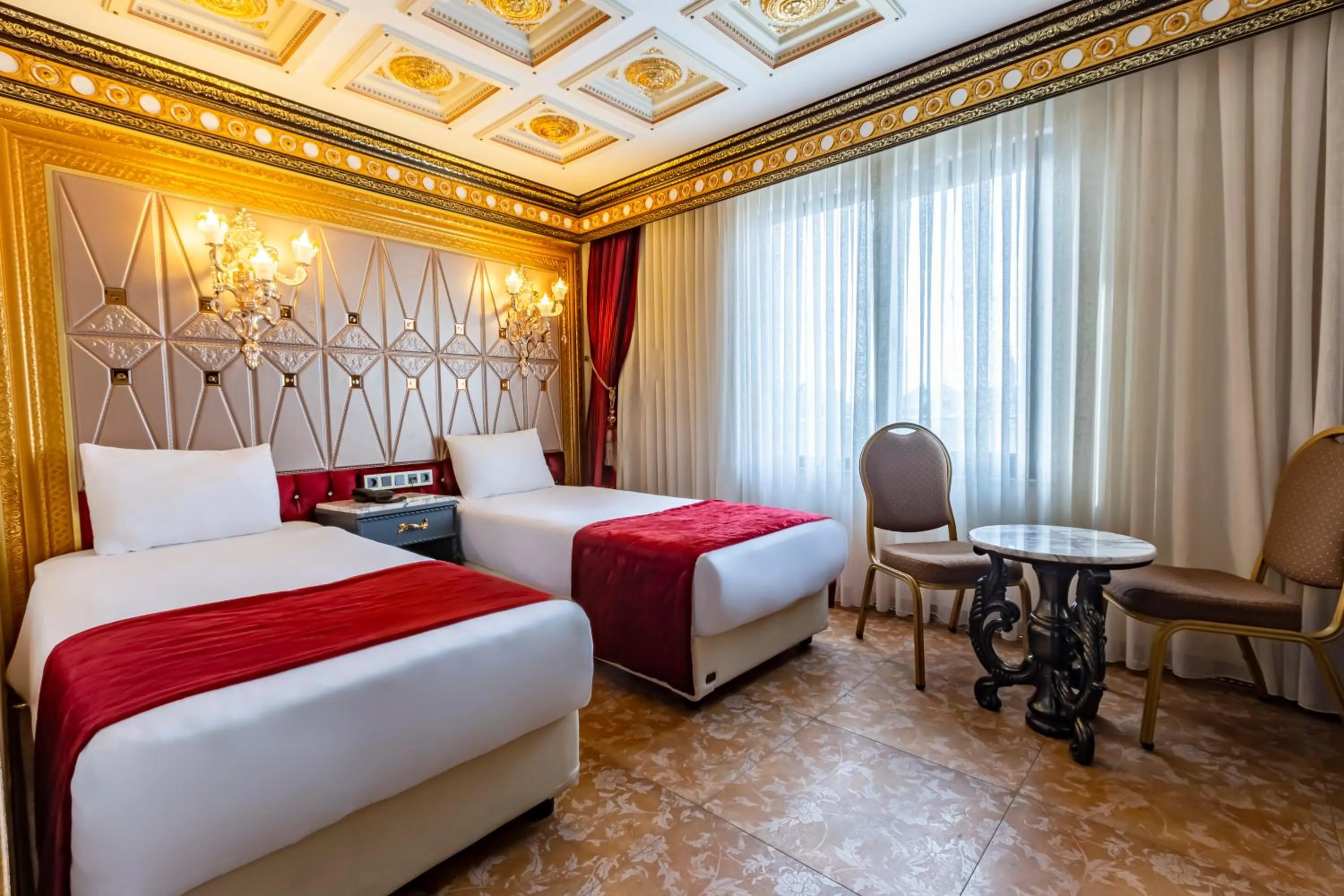 Bed in Laleli Blue Marmaray Hotel