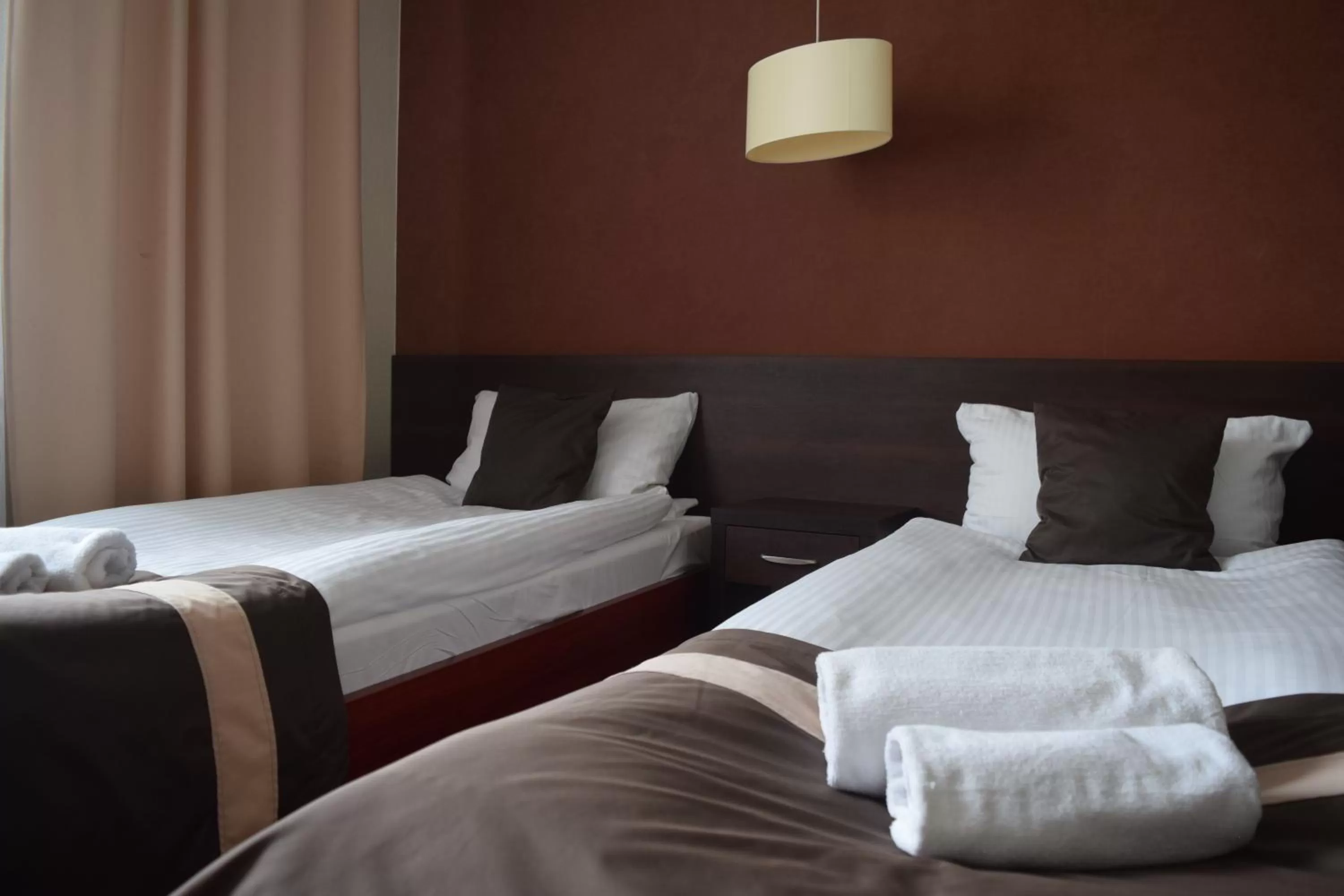 Bed in Hotel Maraton