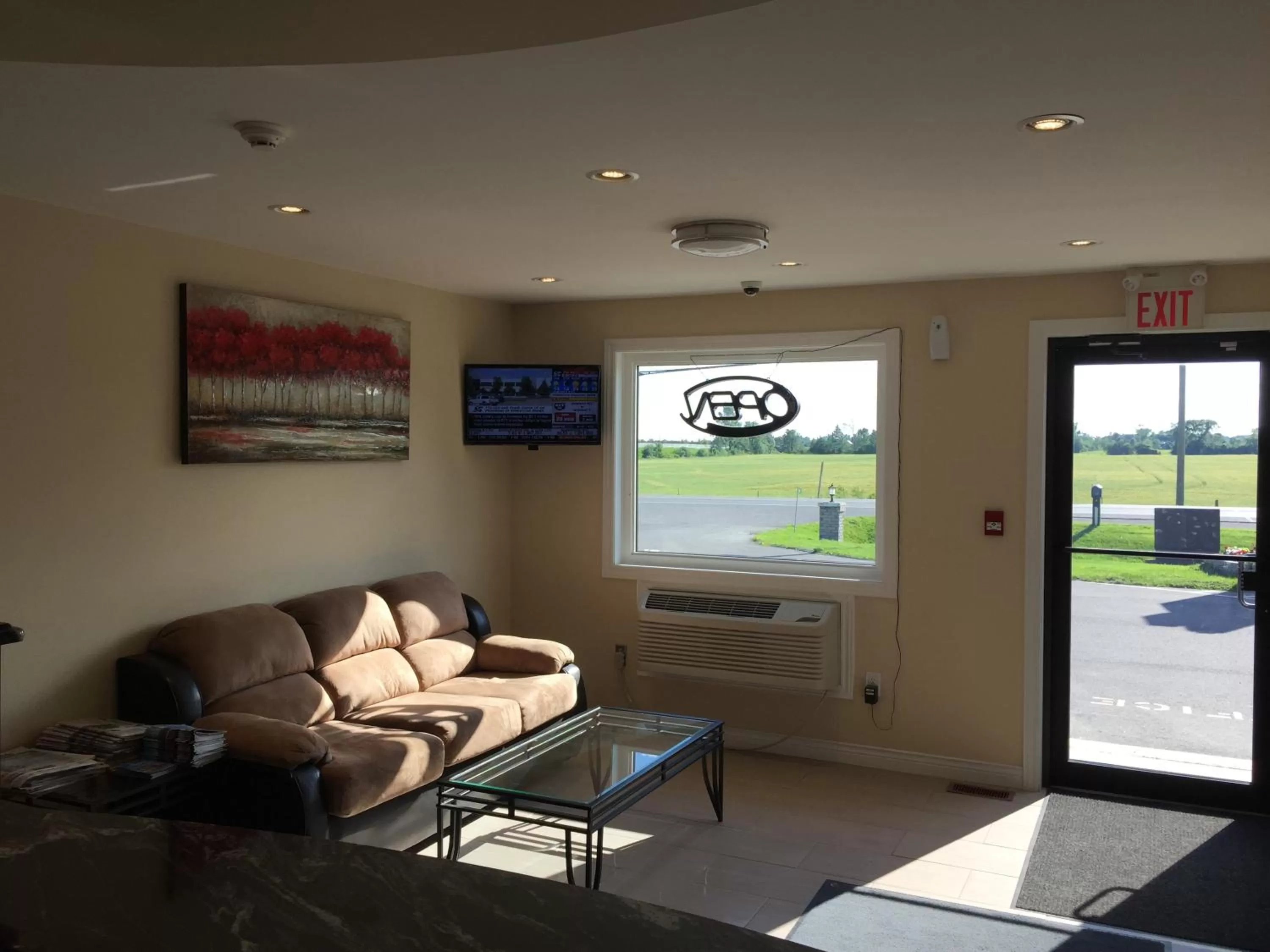 Lobby or reception in Masterson's Motel