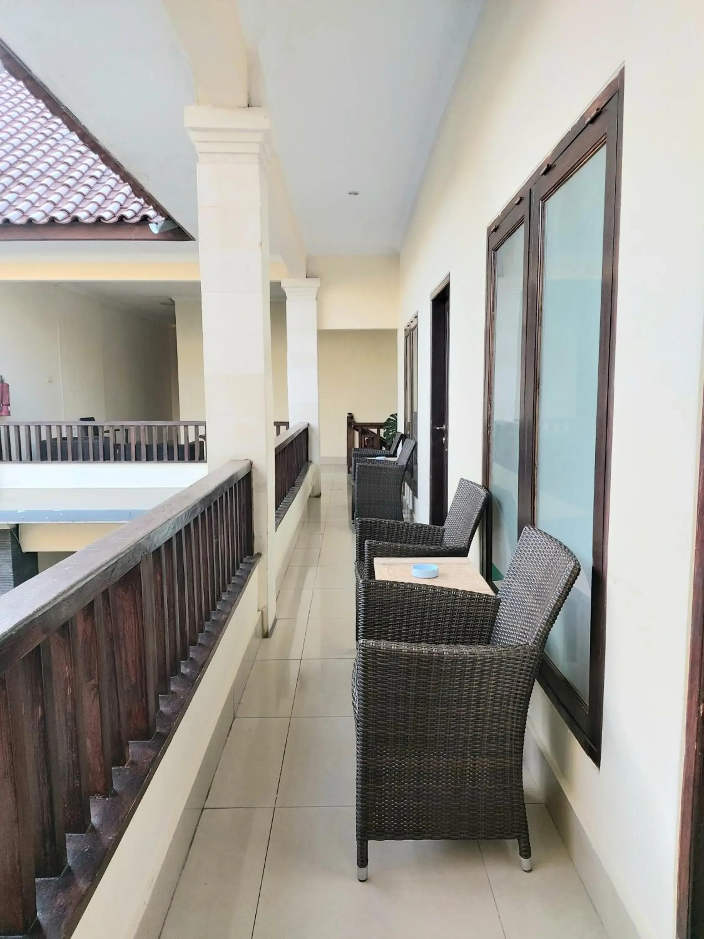Balcony/Terrace in Radha Bali Hotel
