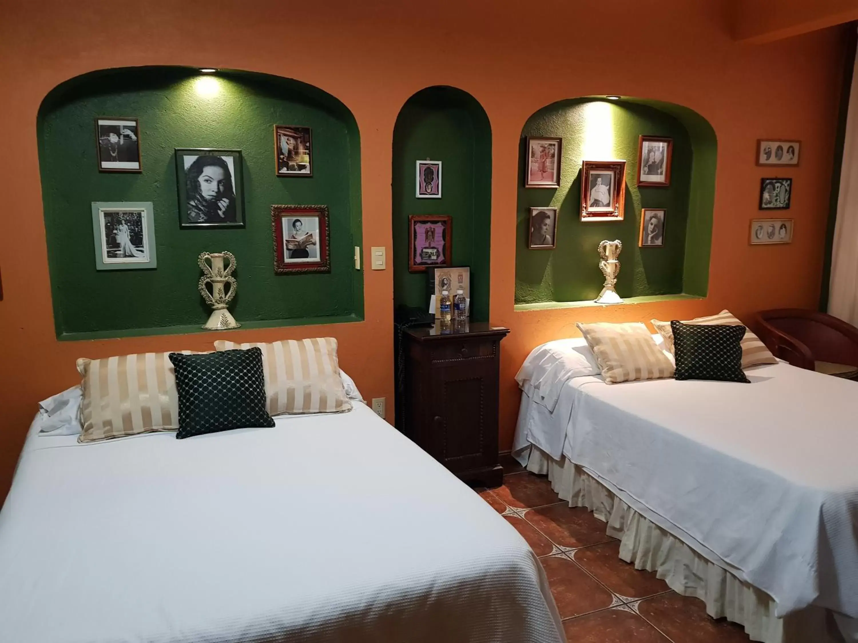 Bed in Hotel Boutique Casona Maya Mexicana