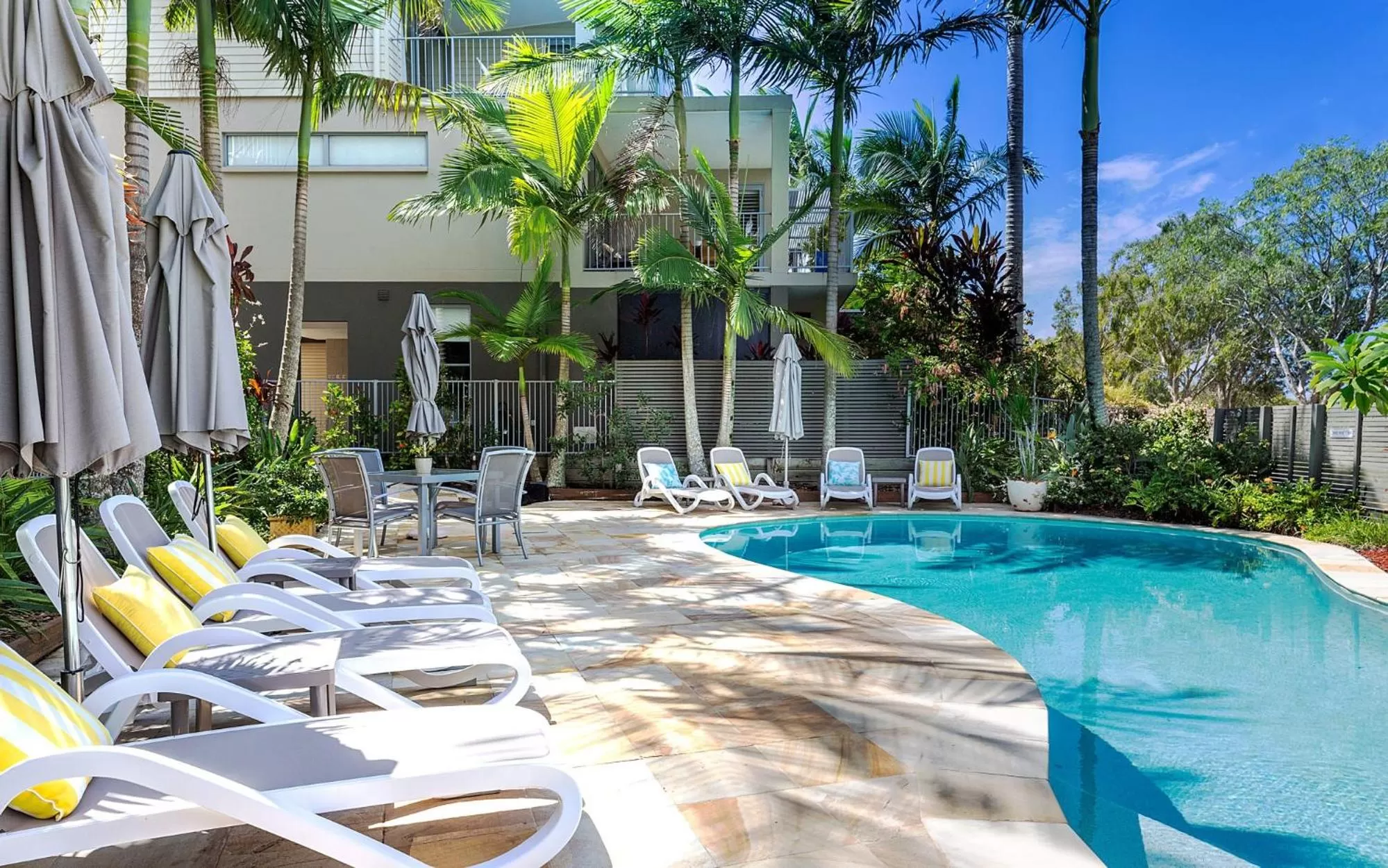 Swimming pool in Metzo Noosa Resort