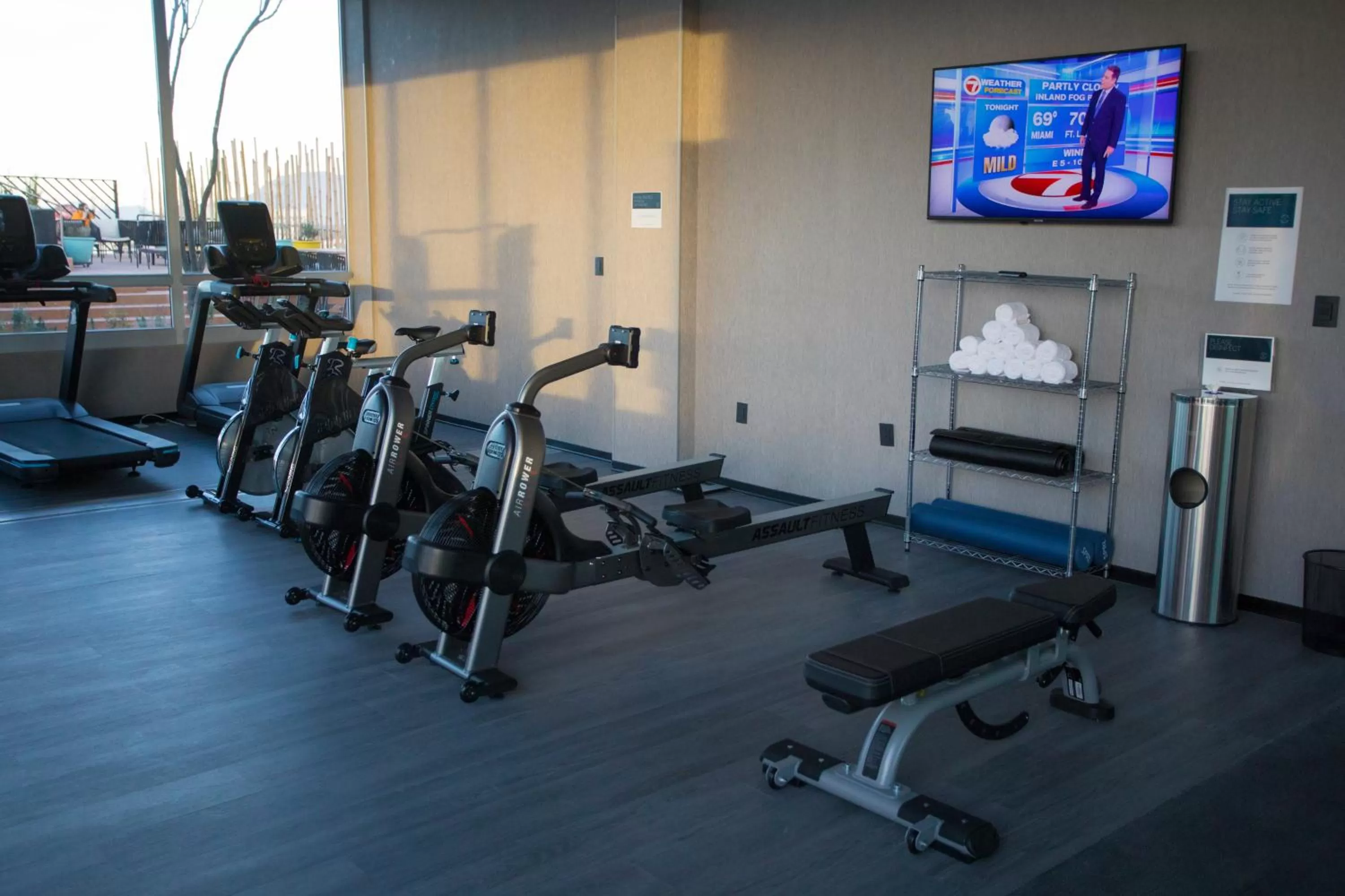 Fitness centre/facilities in Hyatt Place Saltillo
