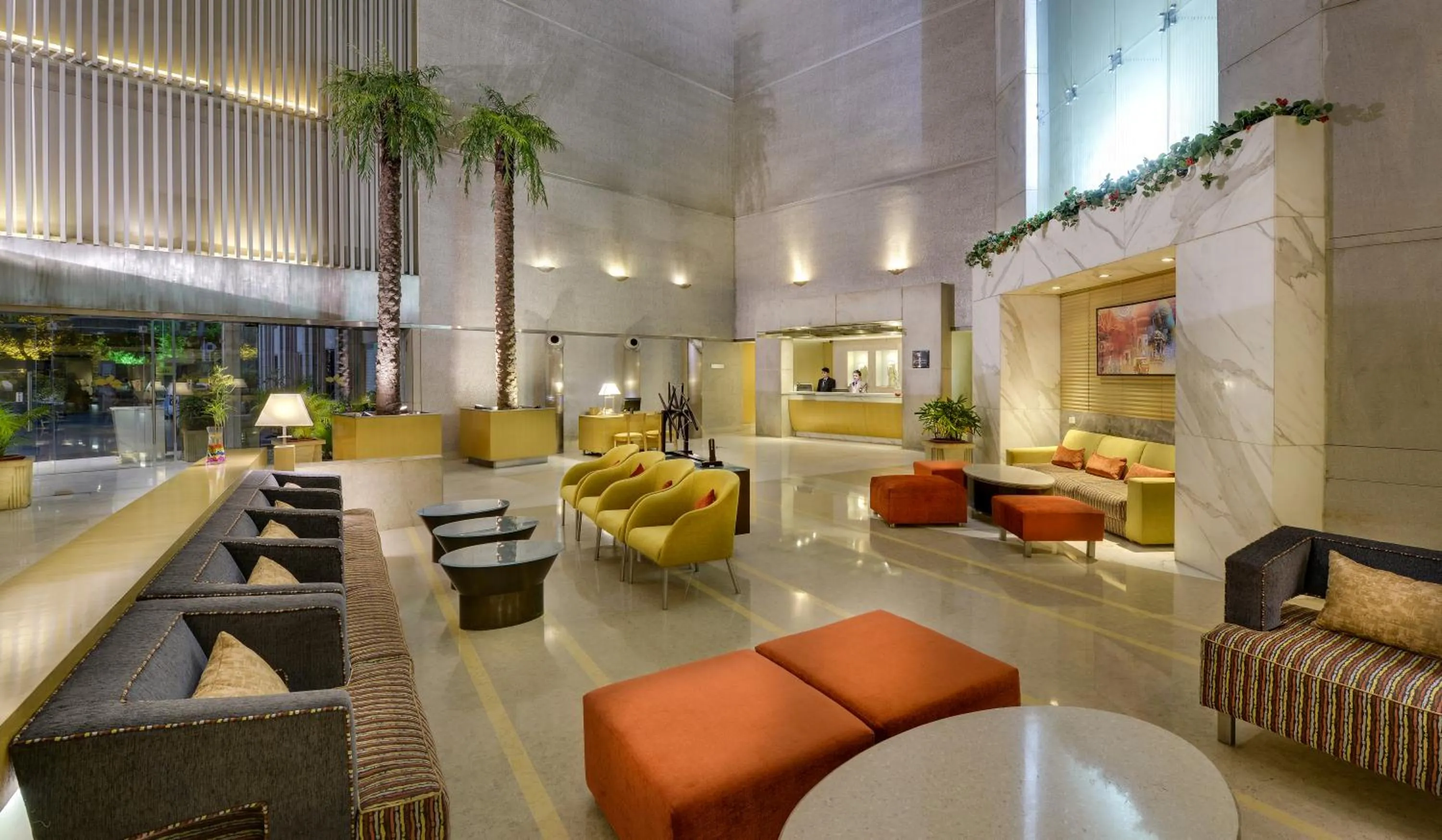 Lobby or reception in Pride Plaza Hotel, Ahmedabad