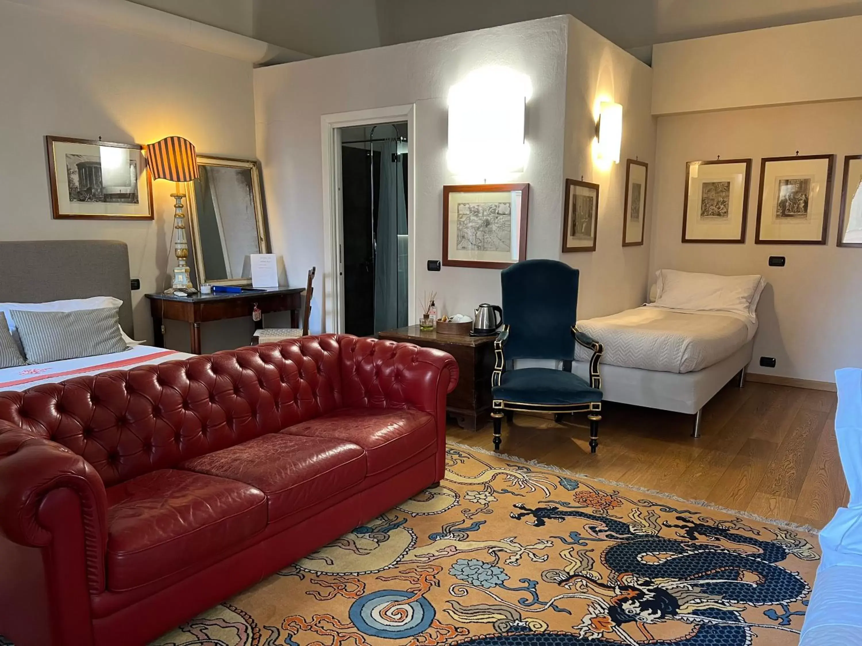 Seating Area in A Casa Di Paola Suite