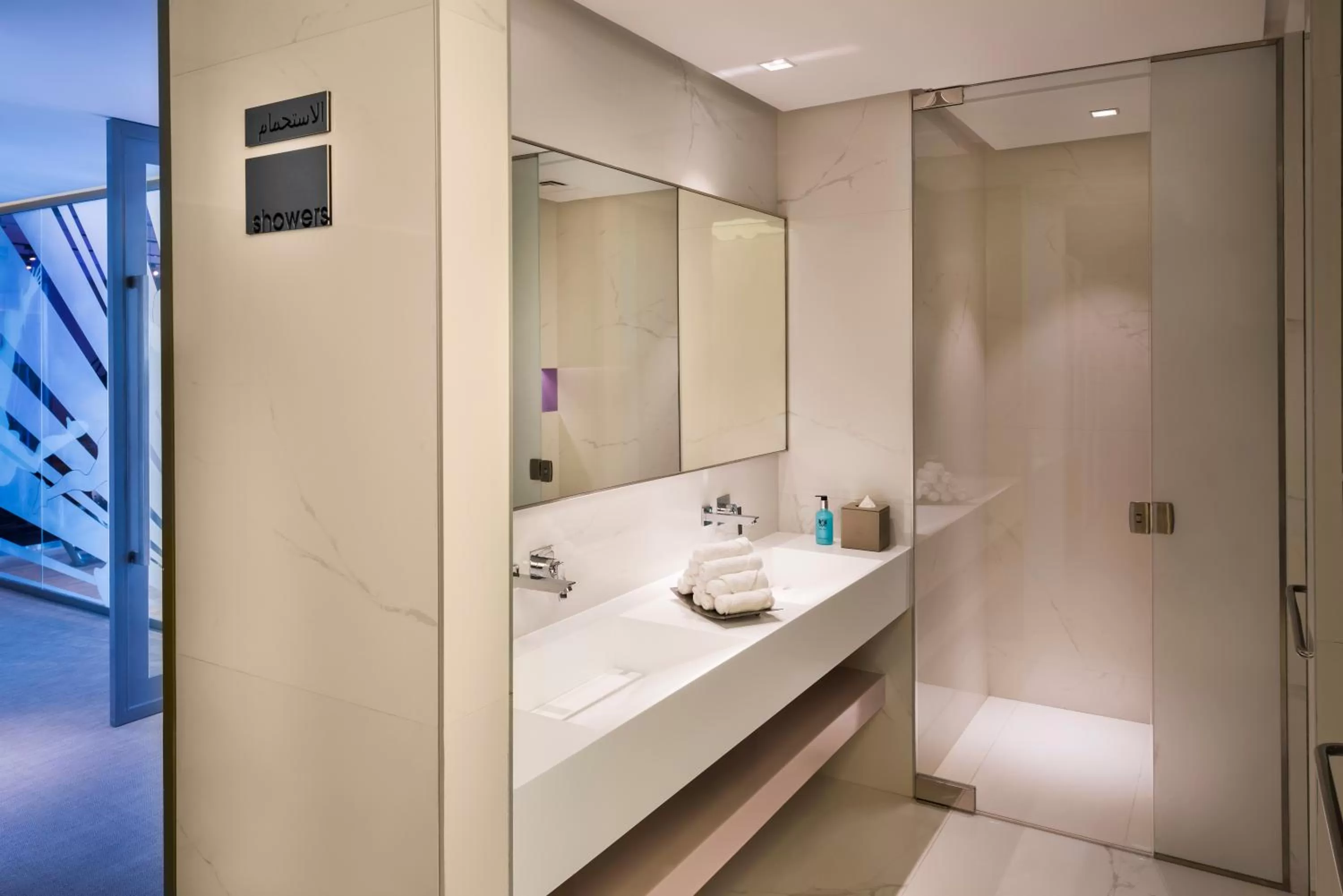 Fitness centre/facilities in The Act Hotel Sharjah