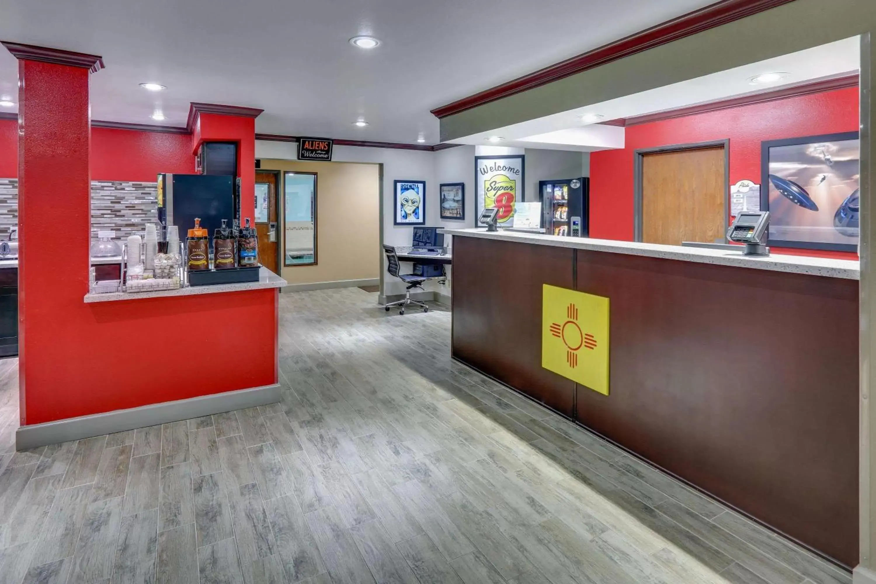 Lobby or reception, Lobby/Reception in Super 8 by Wyndham Roswell