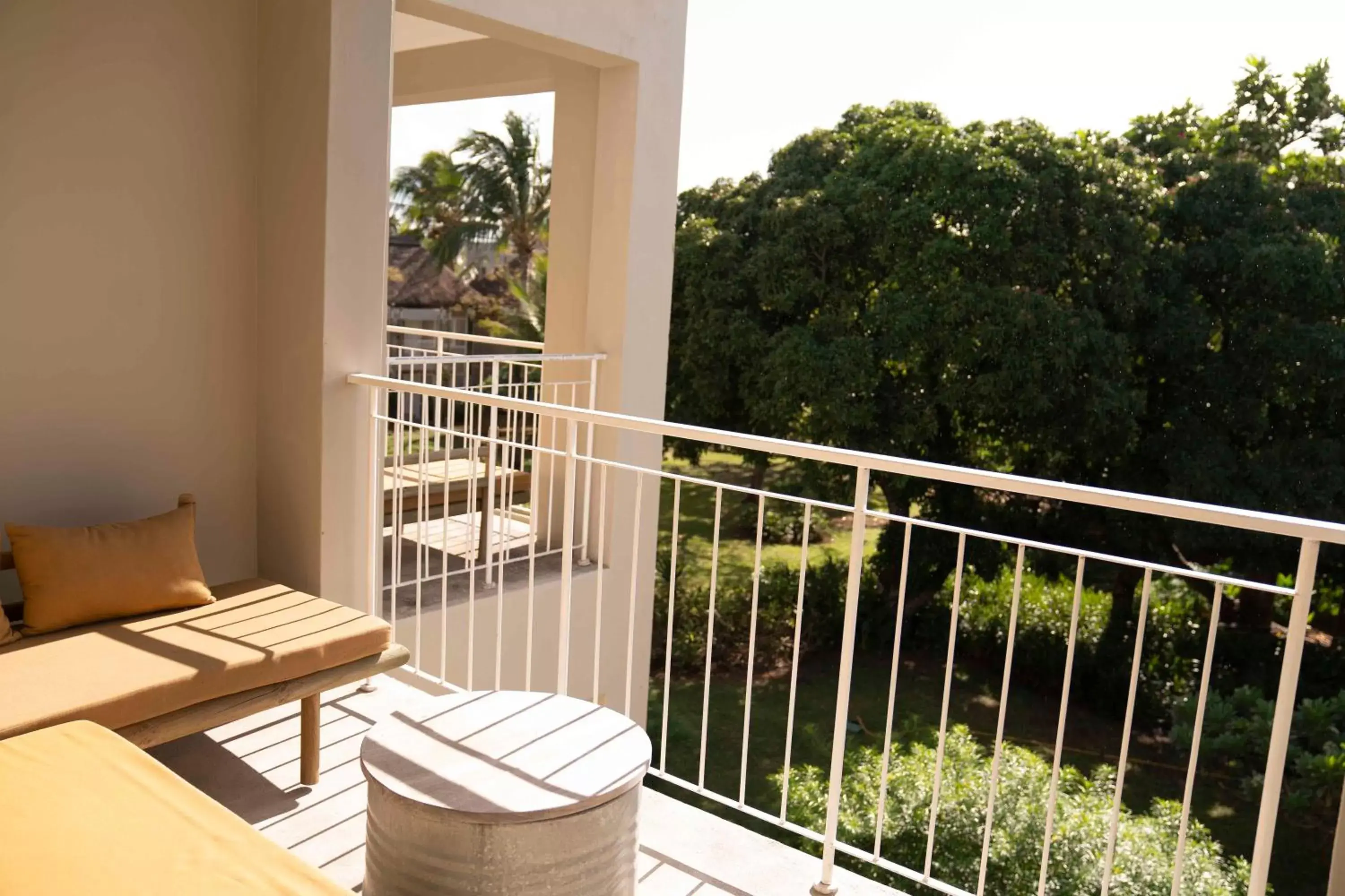 View (from property/room), Balcony/Terrace in Veranda Tamarin Hotel & Spa