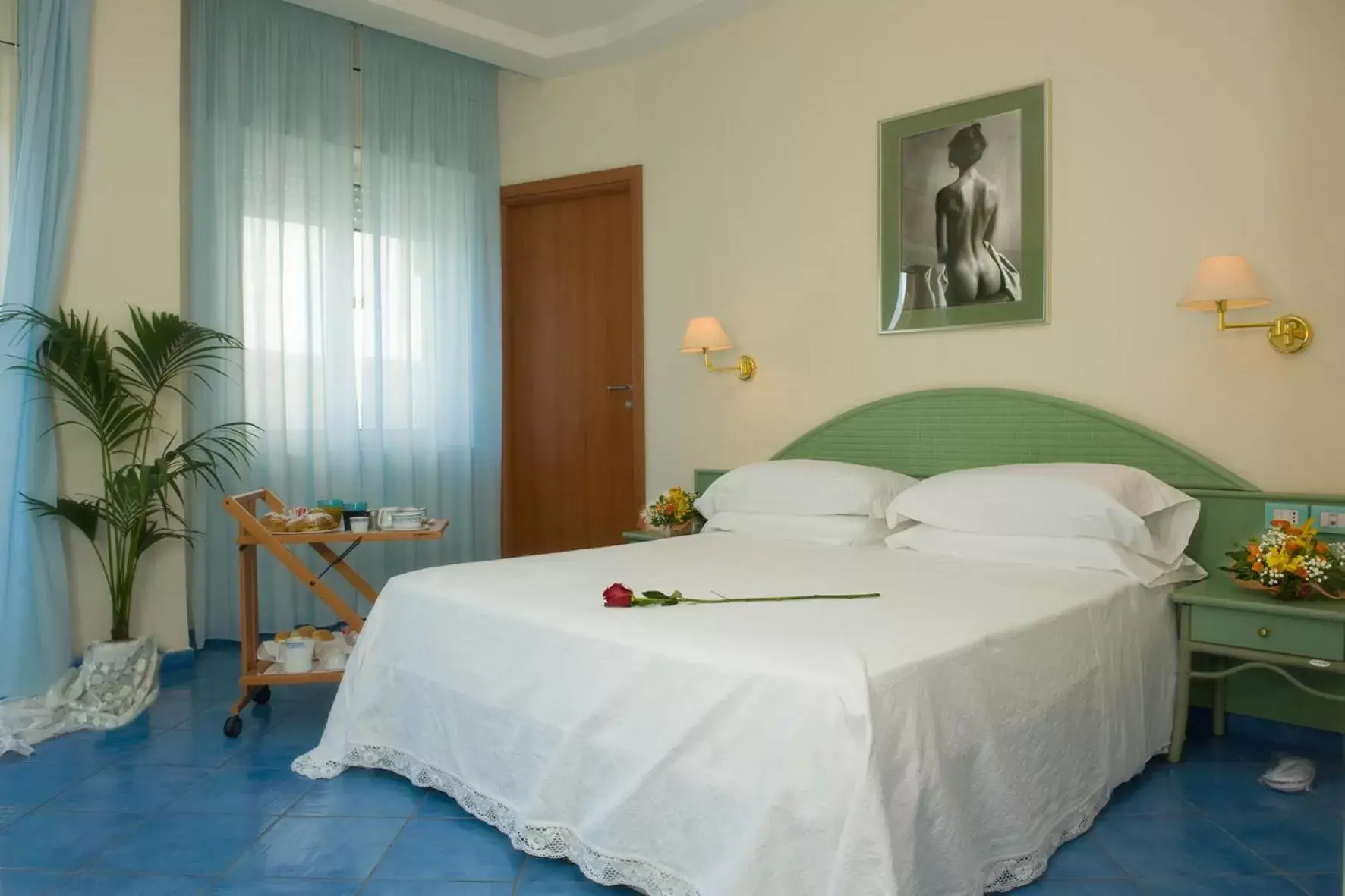 Bed in Hotel Pensione Reale