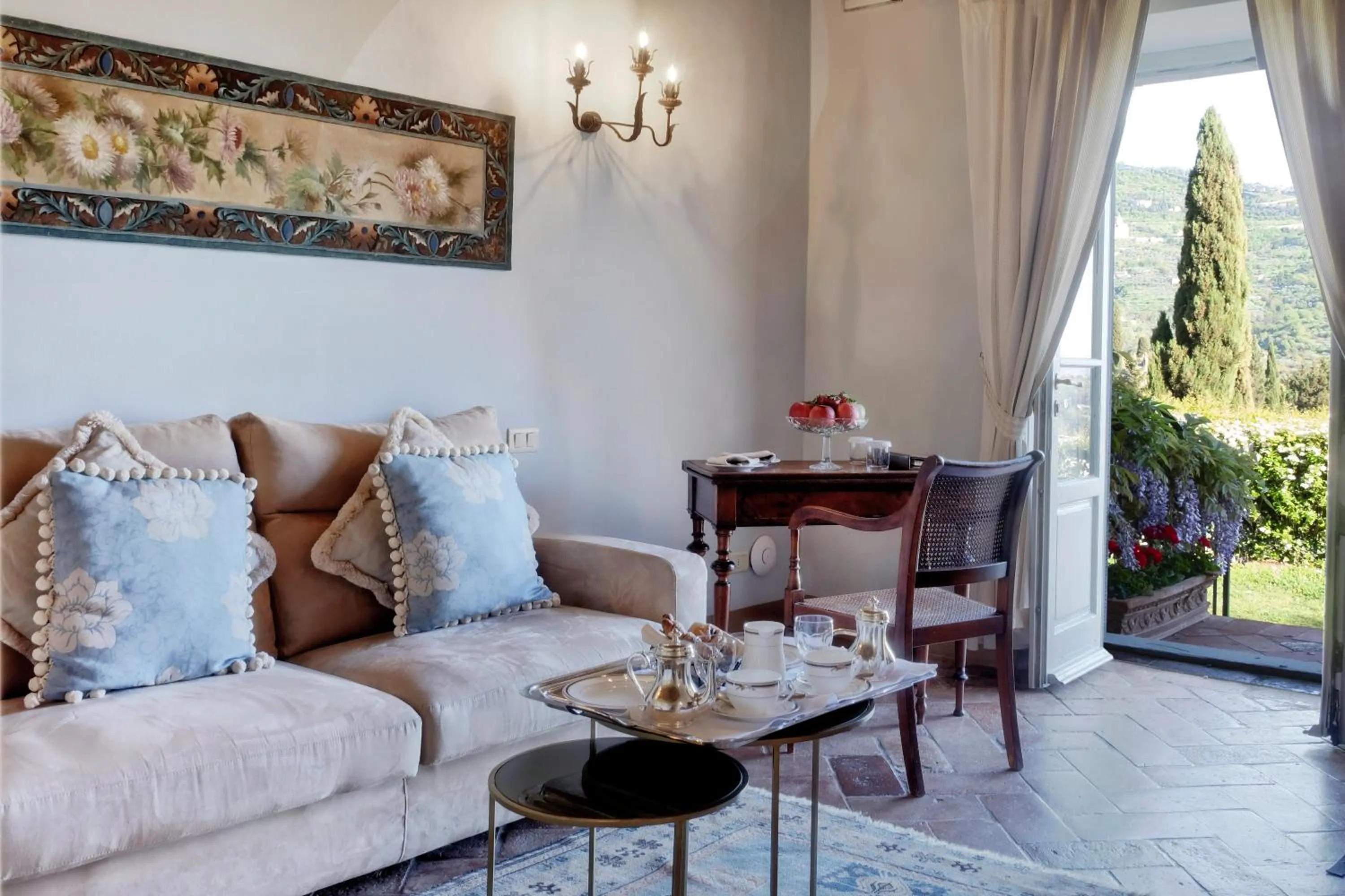 Living room in Il Falconiere Relais & Spa