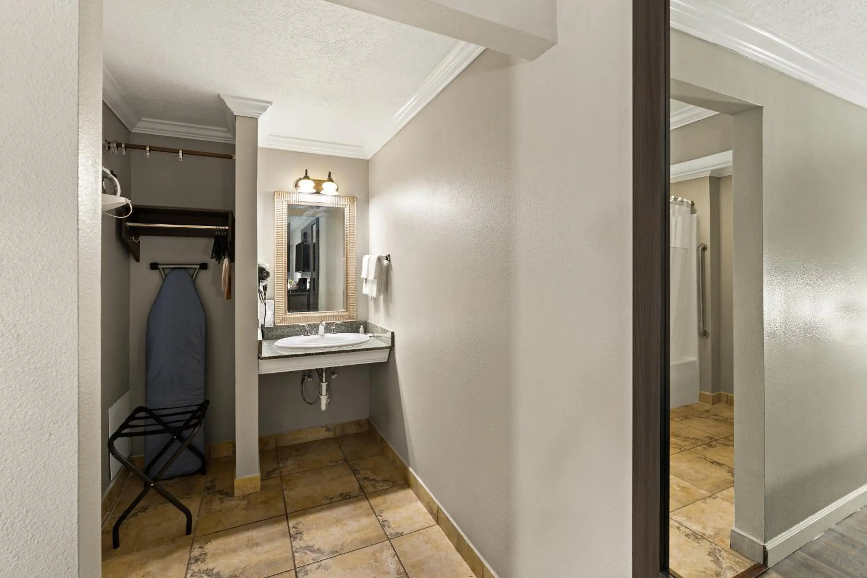 Bathroom in Travelodge by Wyndham Ocean Springs