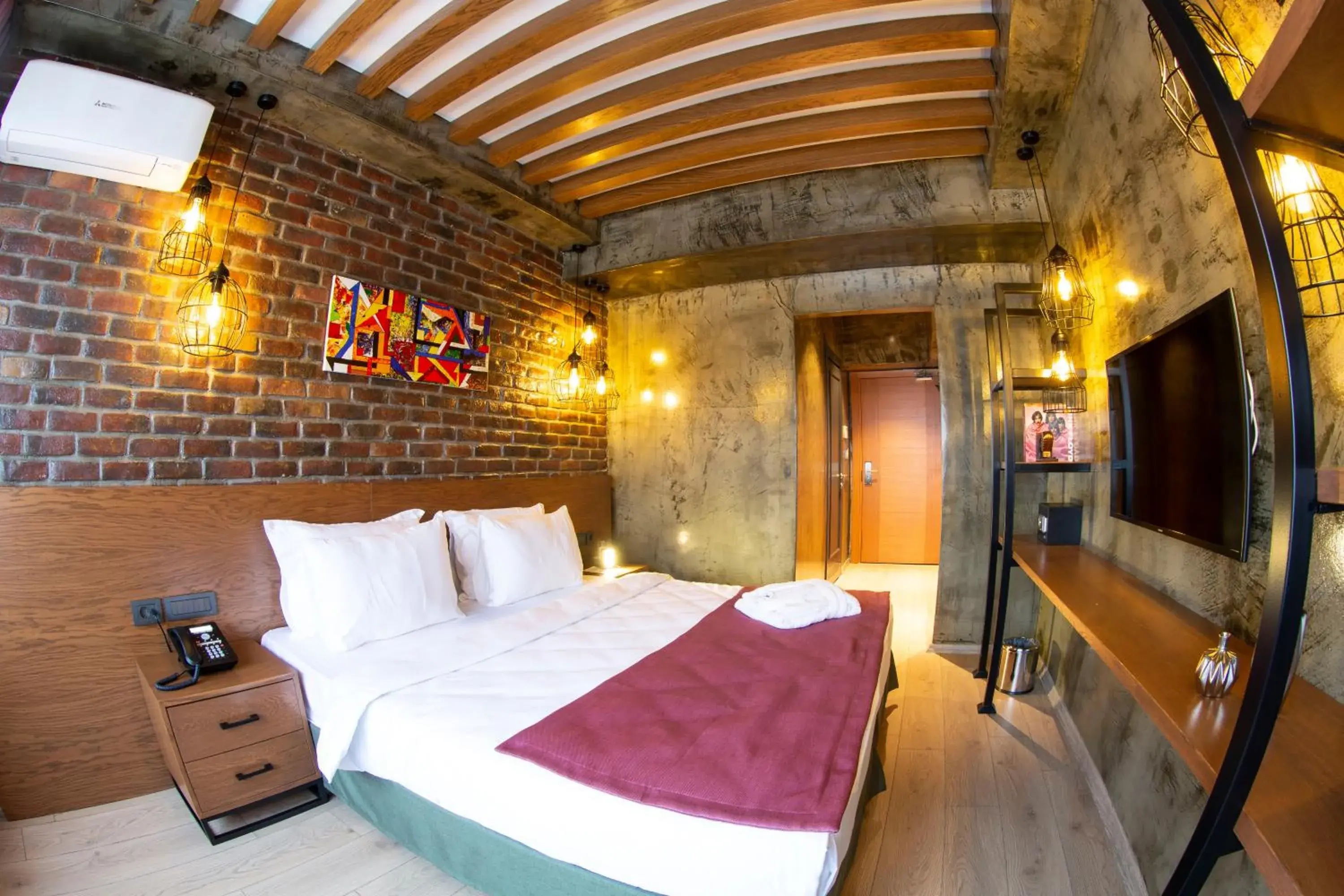 Bed in Meydan Besiktas Hotel