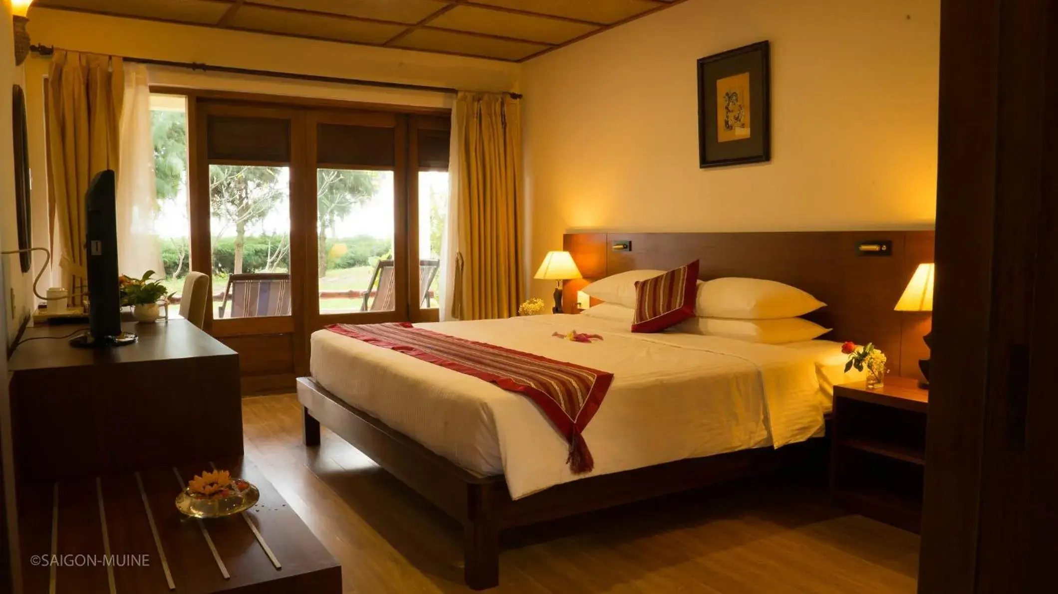 Bed in Saigon Mui Ne Resort Bed in Saigon Mui Ne Resort