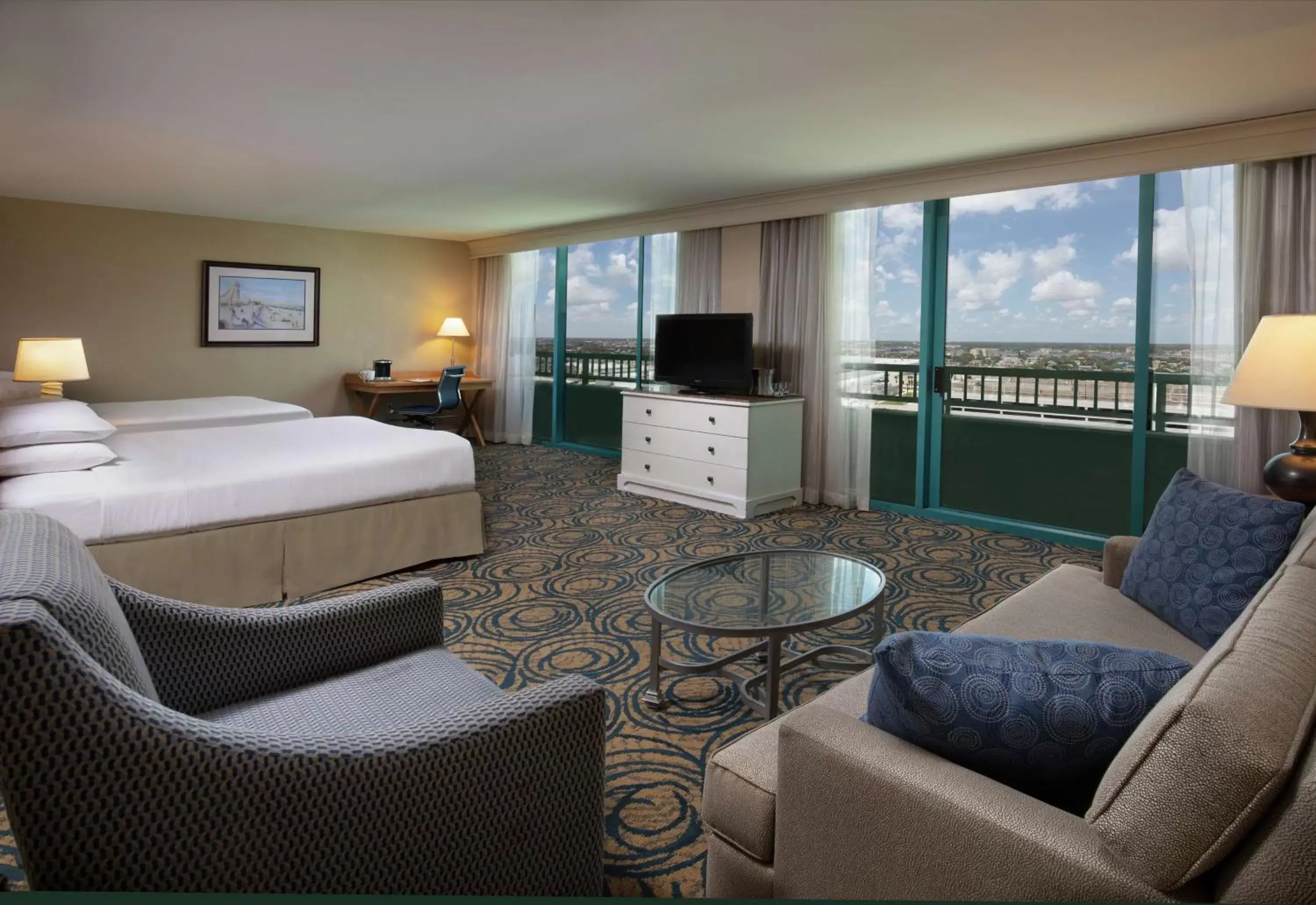 Bedroom in Hilton Daytona Beach Resort