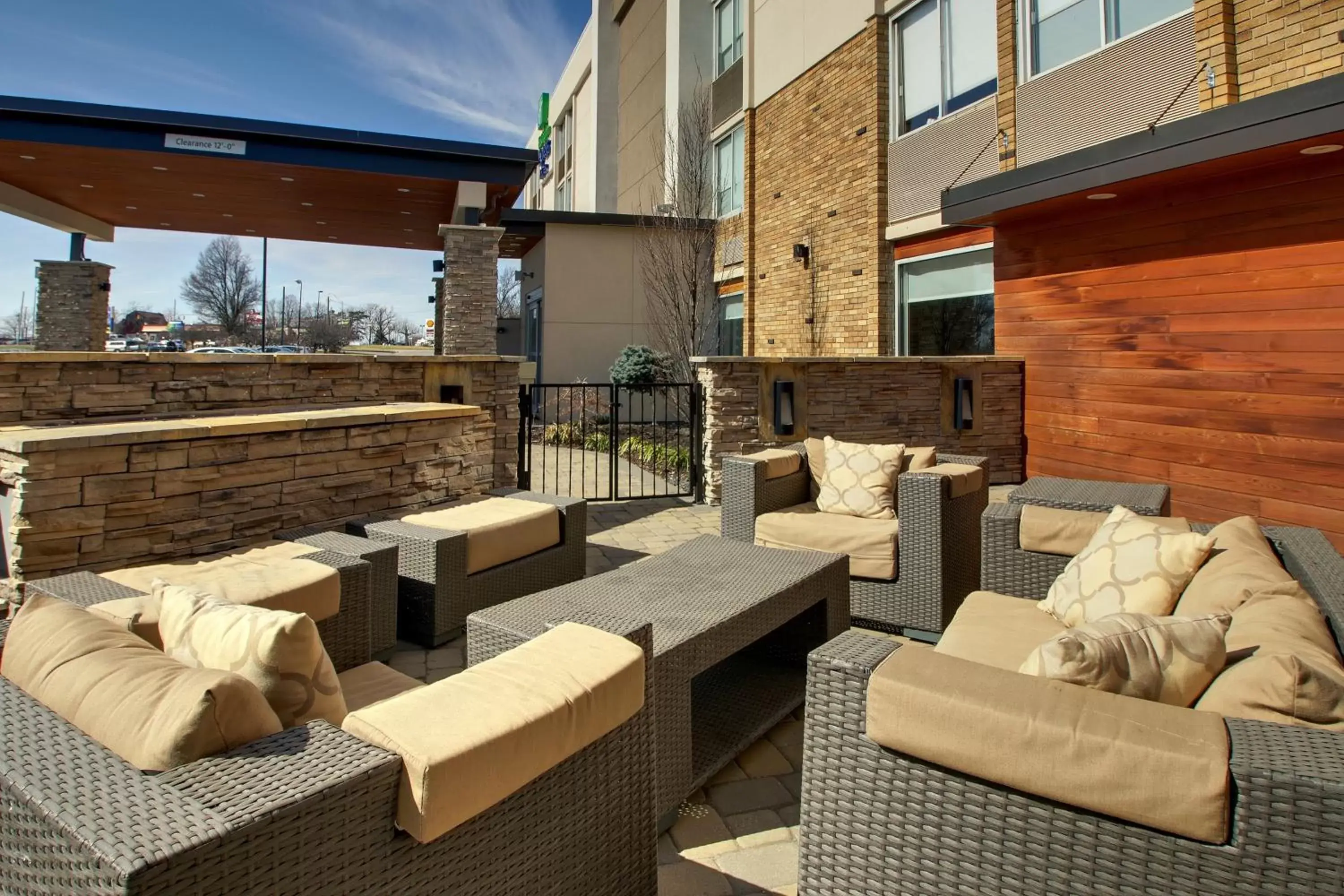 Patio in Holiday Inn Express & Suites Wapakoneta, an IHG Hotel