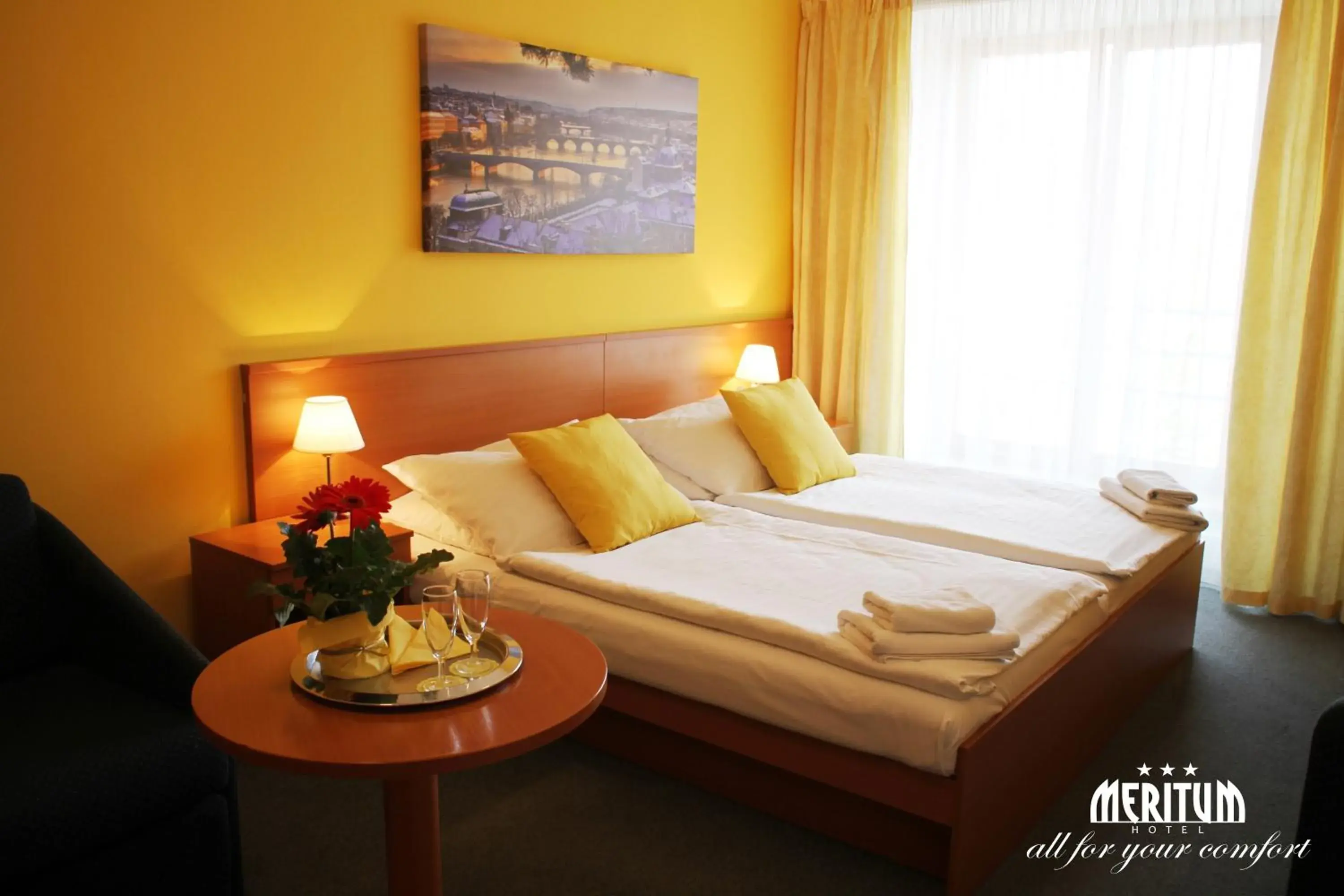 Photo of the whole room, Bed in Hotel Meritum