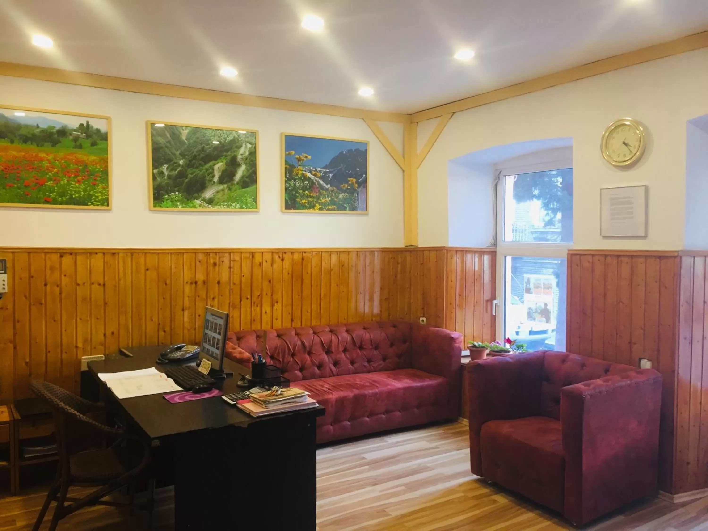 Lobby or reception in Hotel Kartli