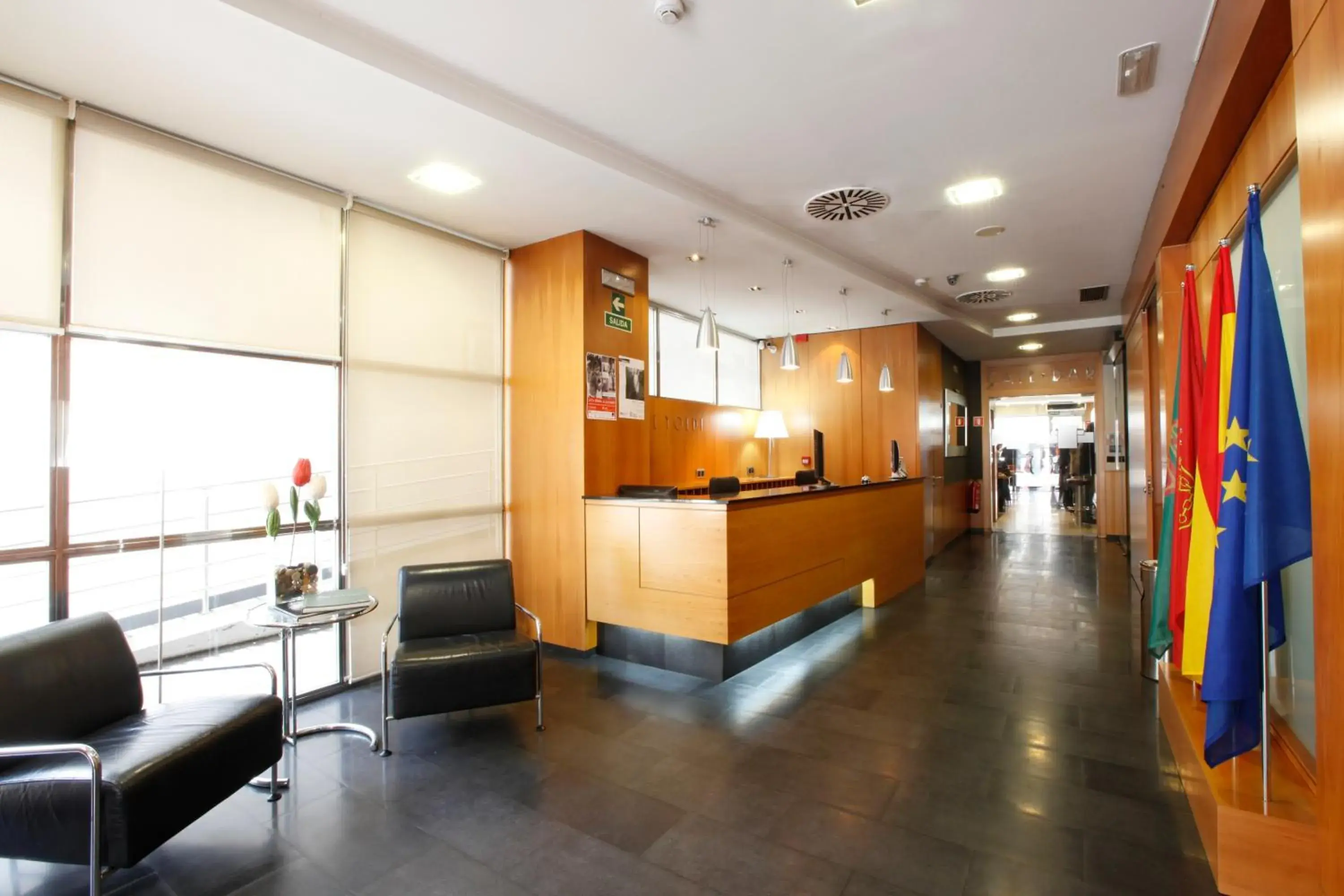 Lobby or reception in Hotel Yoldi Lobby or reception in Hotel Yoldi