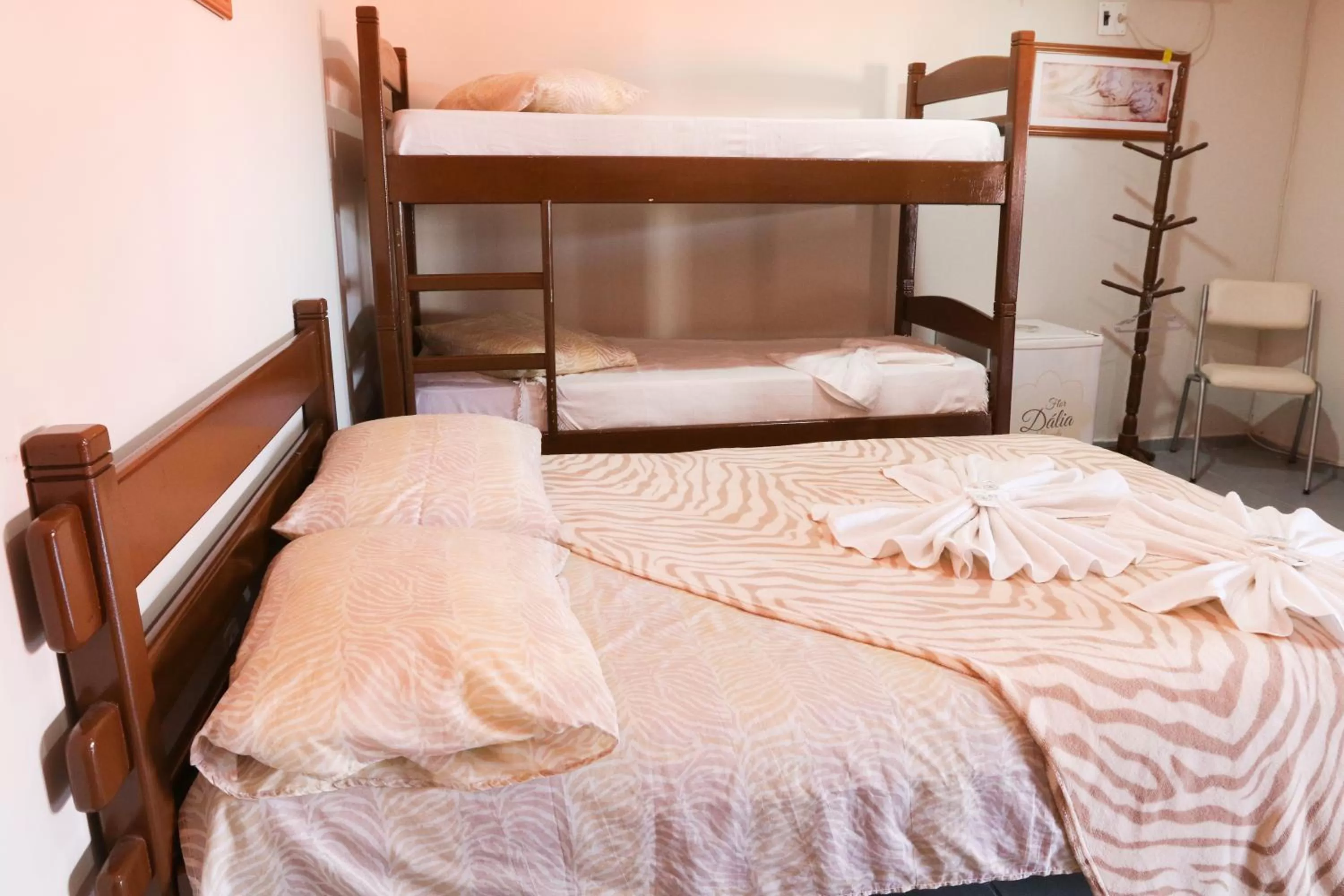 Decorative detail, Bed in Pousada Flor Dália