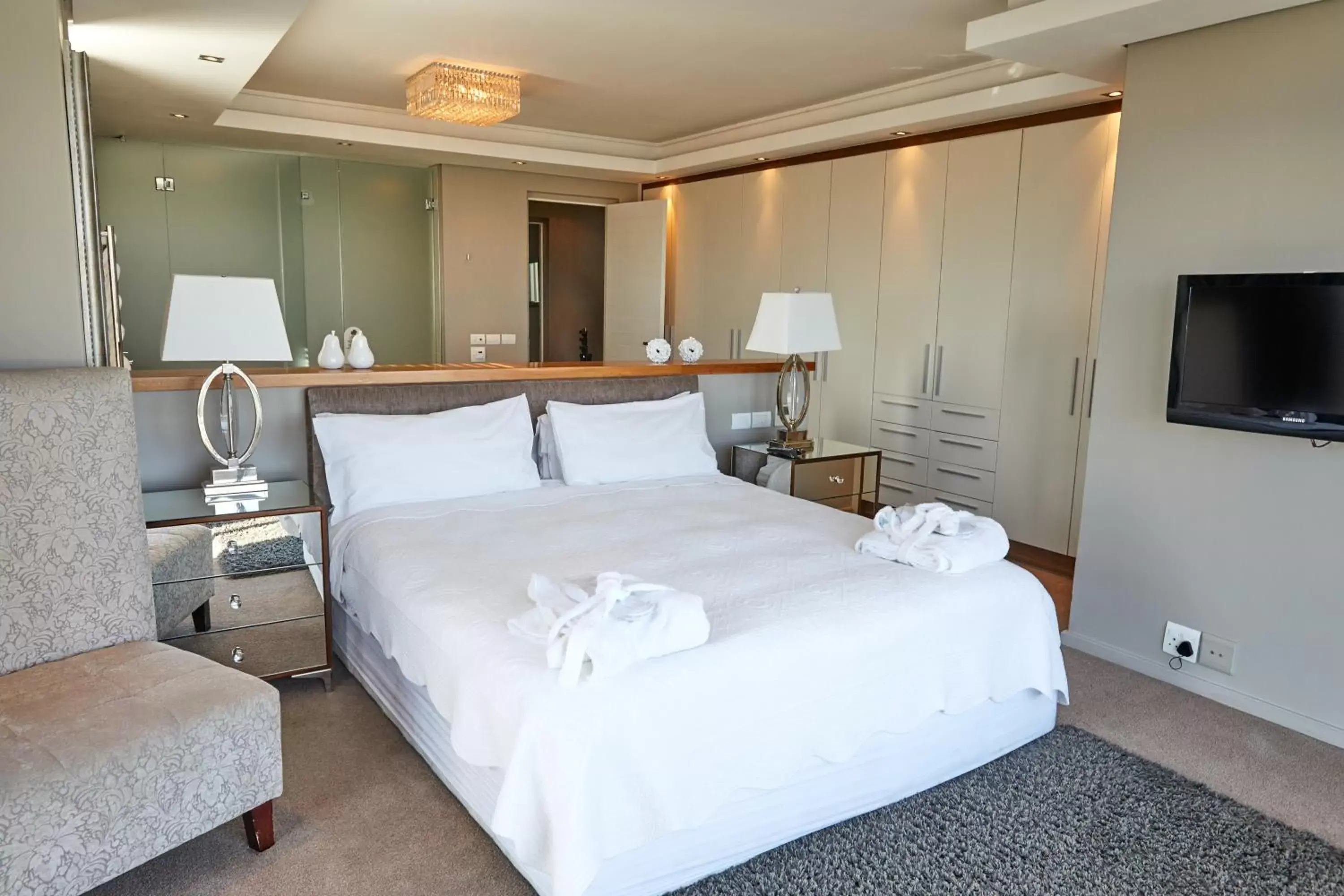 Bed in The Residences at Crystal Towers