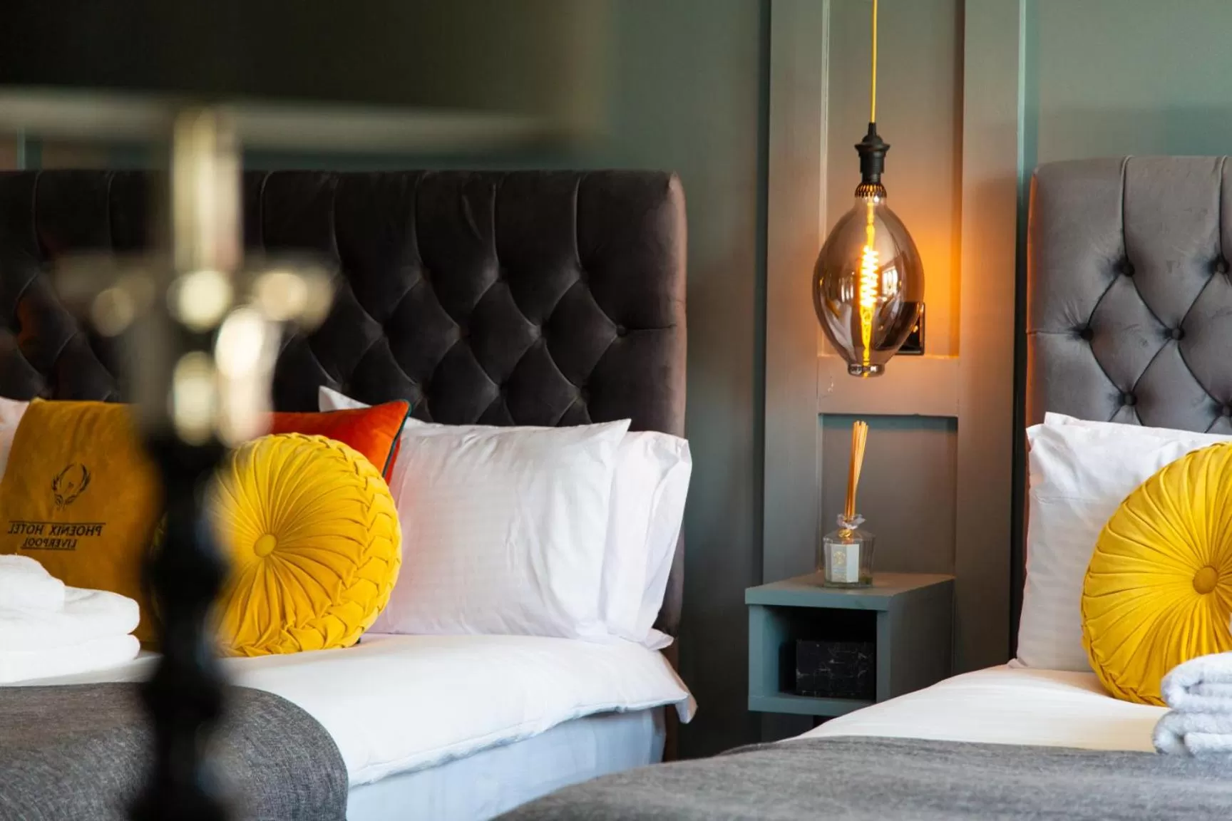 Bed in Phoenix Hotel Liverpool