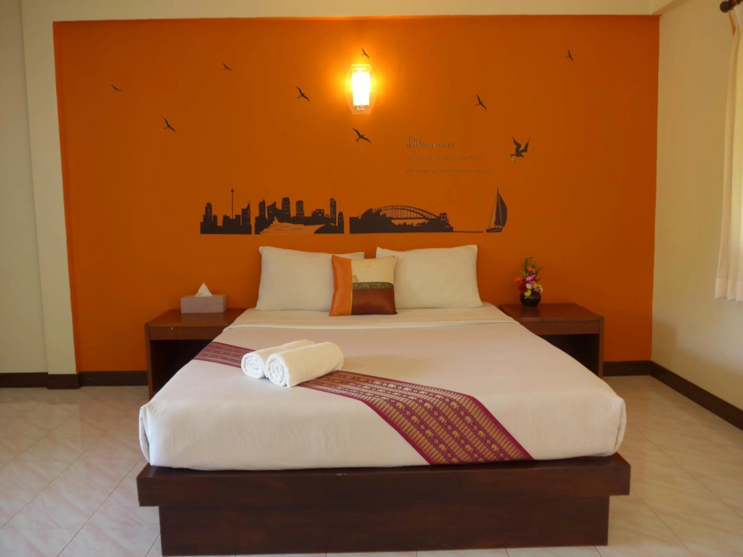 Bed in Forum House Hotel Krabi