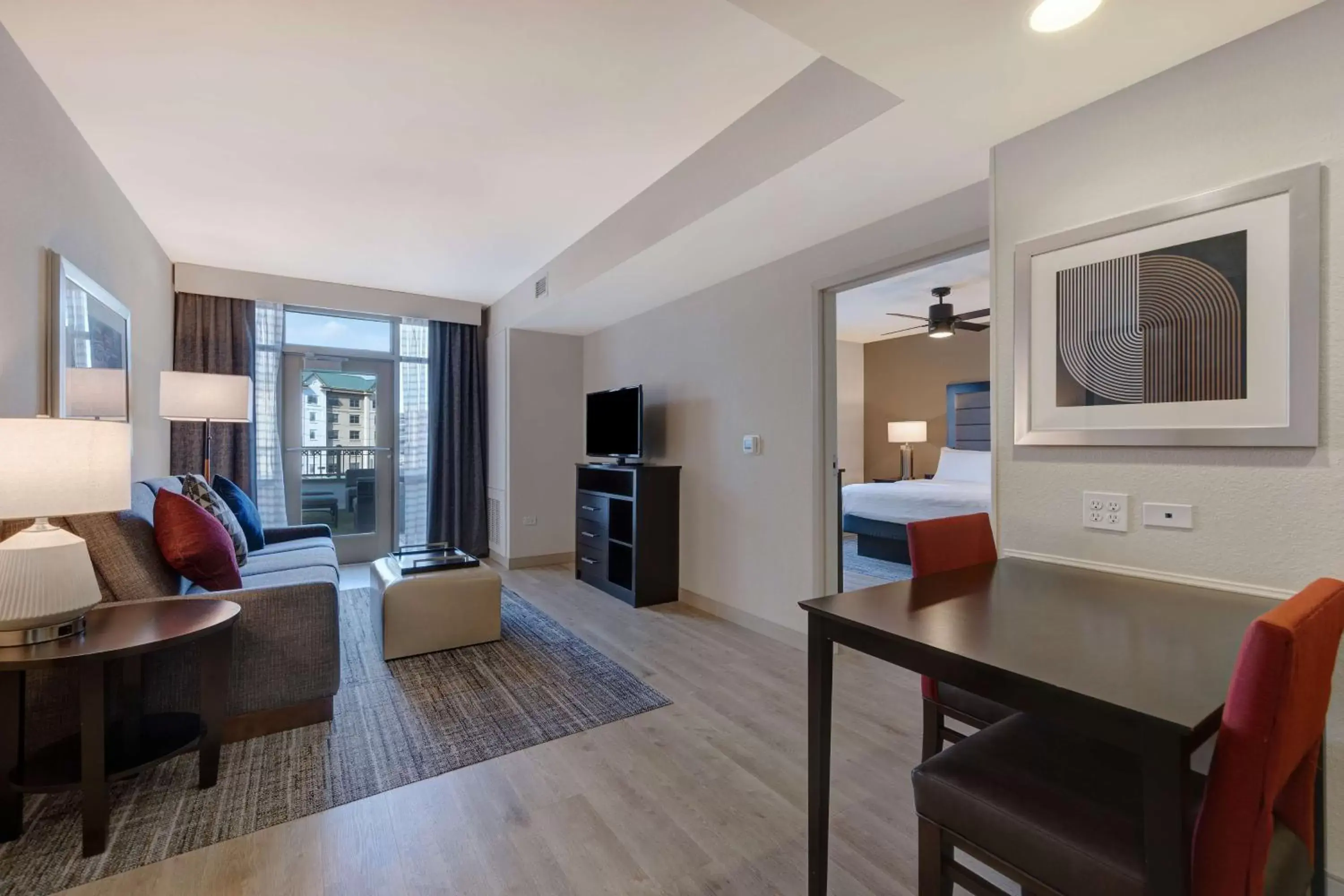 Living room, Seating Area in Homewood Suites Nashville Vanderbilt