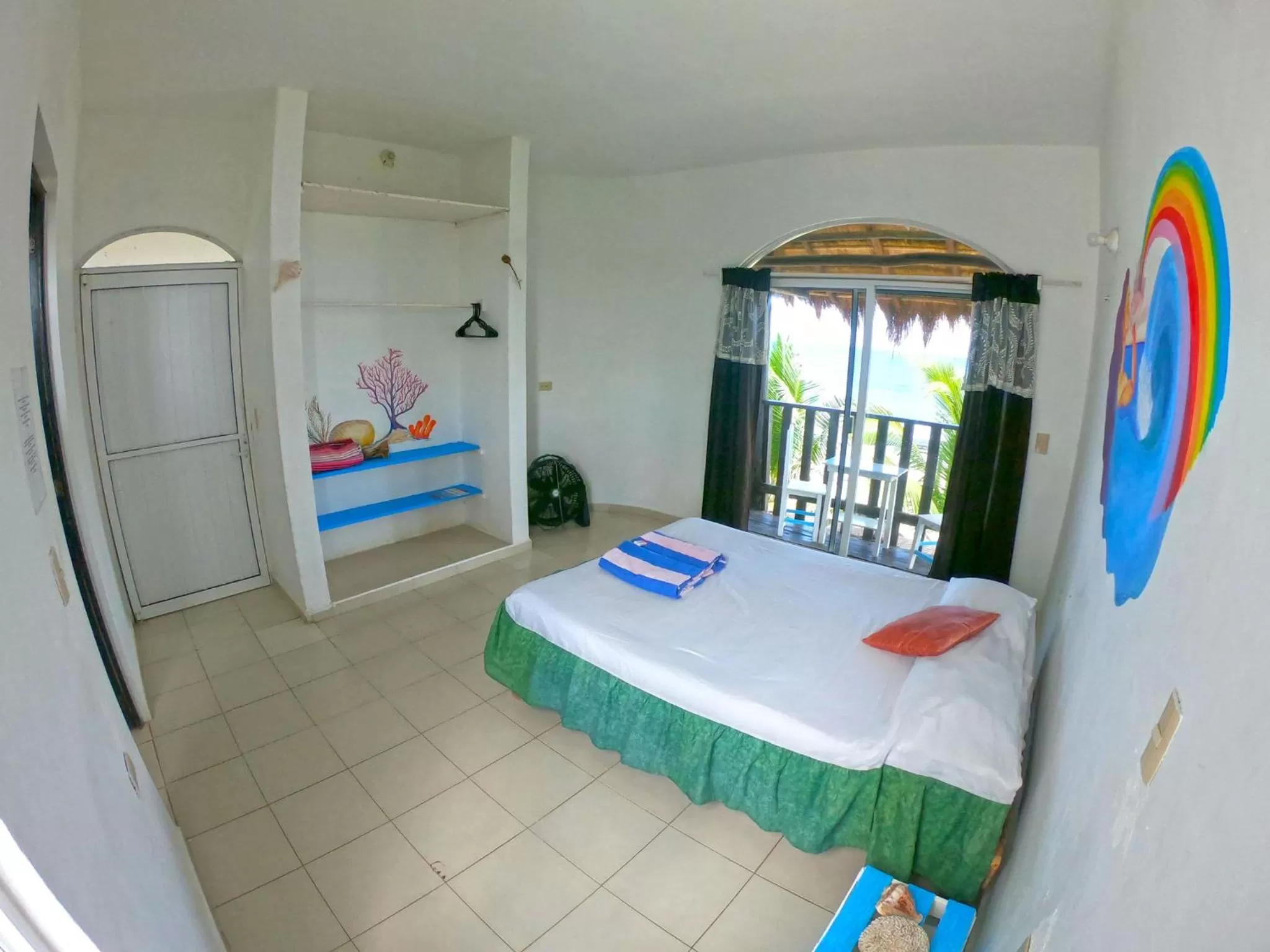 Double Room with Balcony and Sea View in Casa Kayab